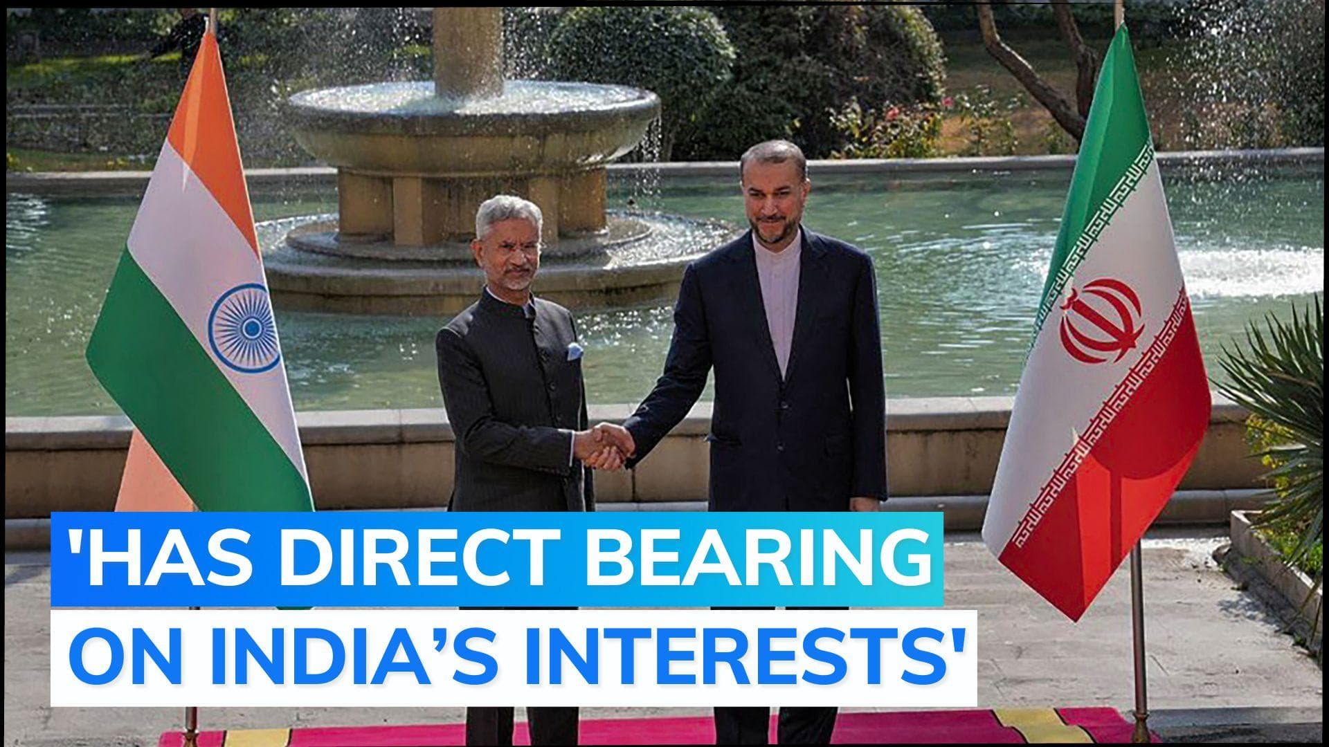 Jaishankar raises Red Sea attacks during talks with Iranian foreign minister 