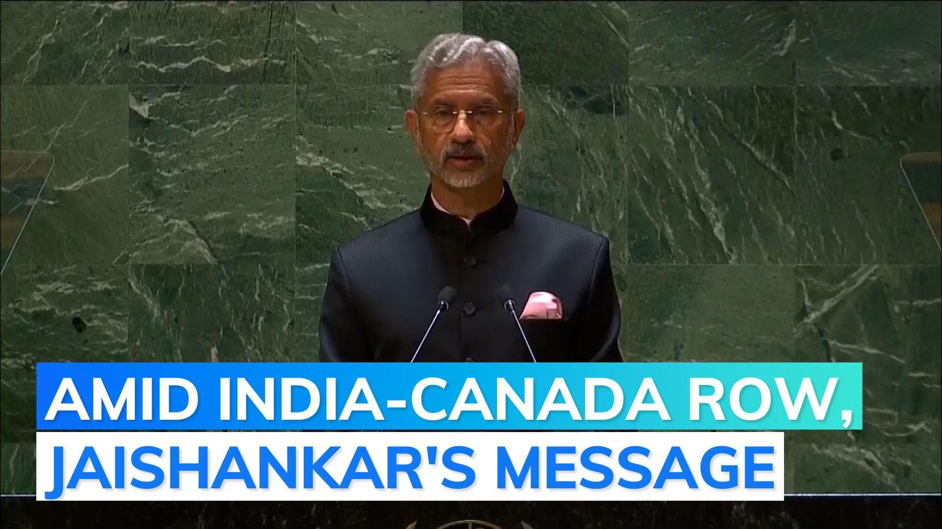 Jaishankar at UNGA: Political convenience should not determine responses to extremism