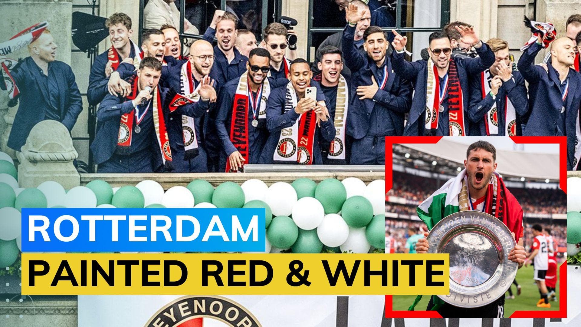 WATCH! Feyenoord celebrate rare Eredivisie title in Rotterdam