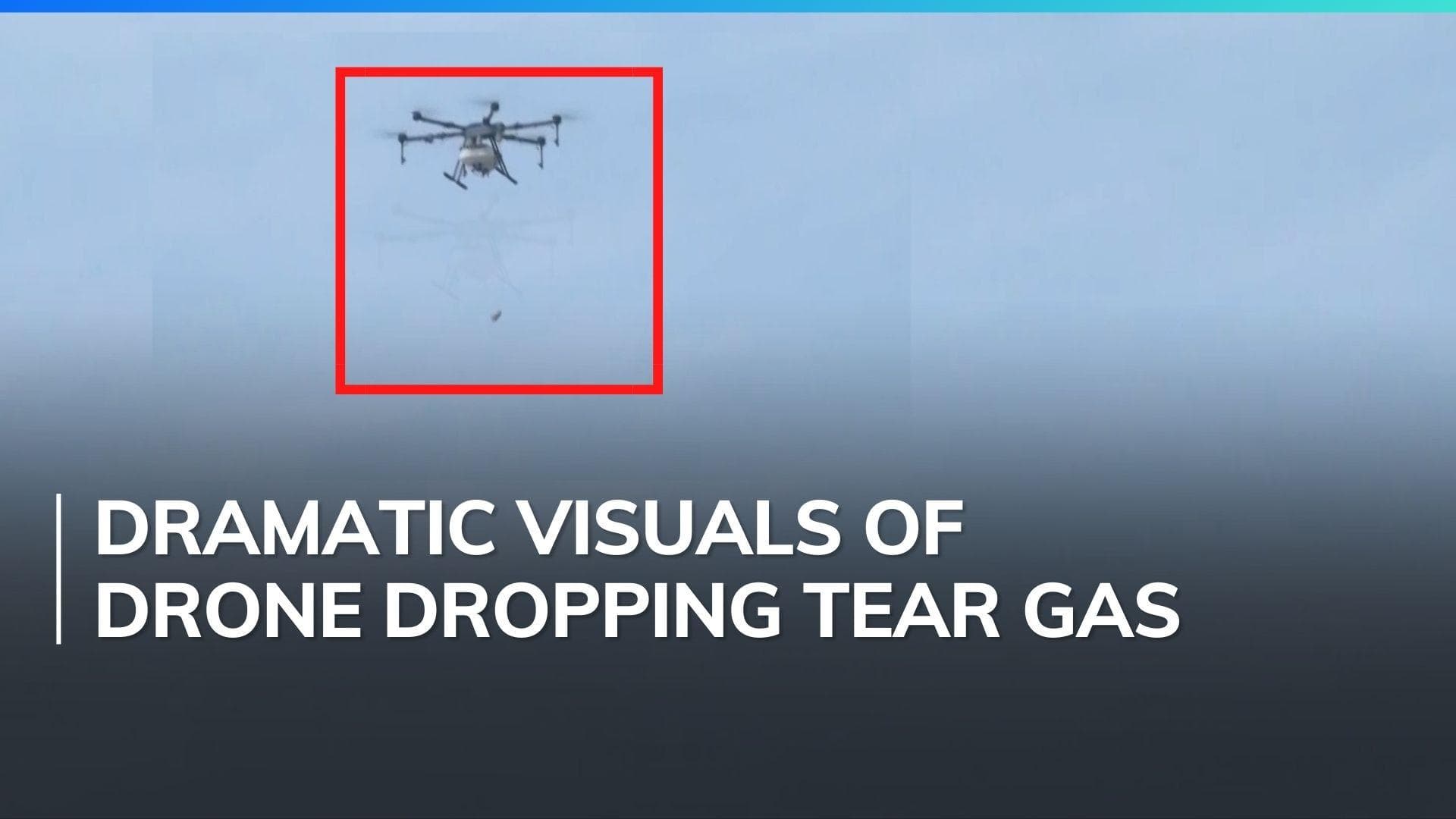 Haryana police use drone to drop tear gas shells on protesting farmers