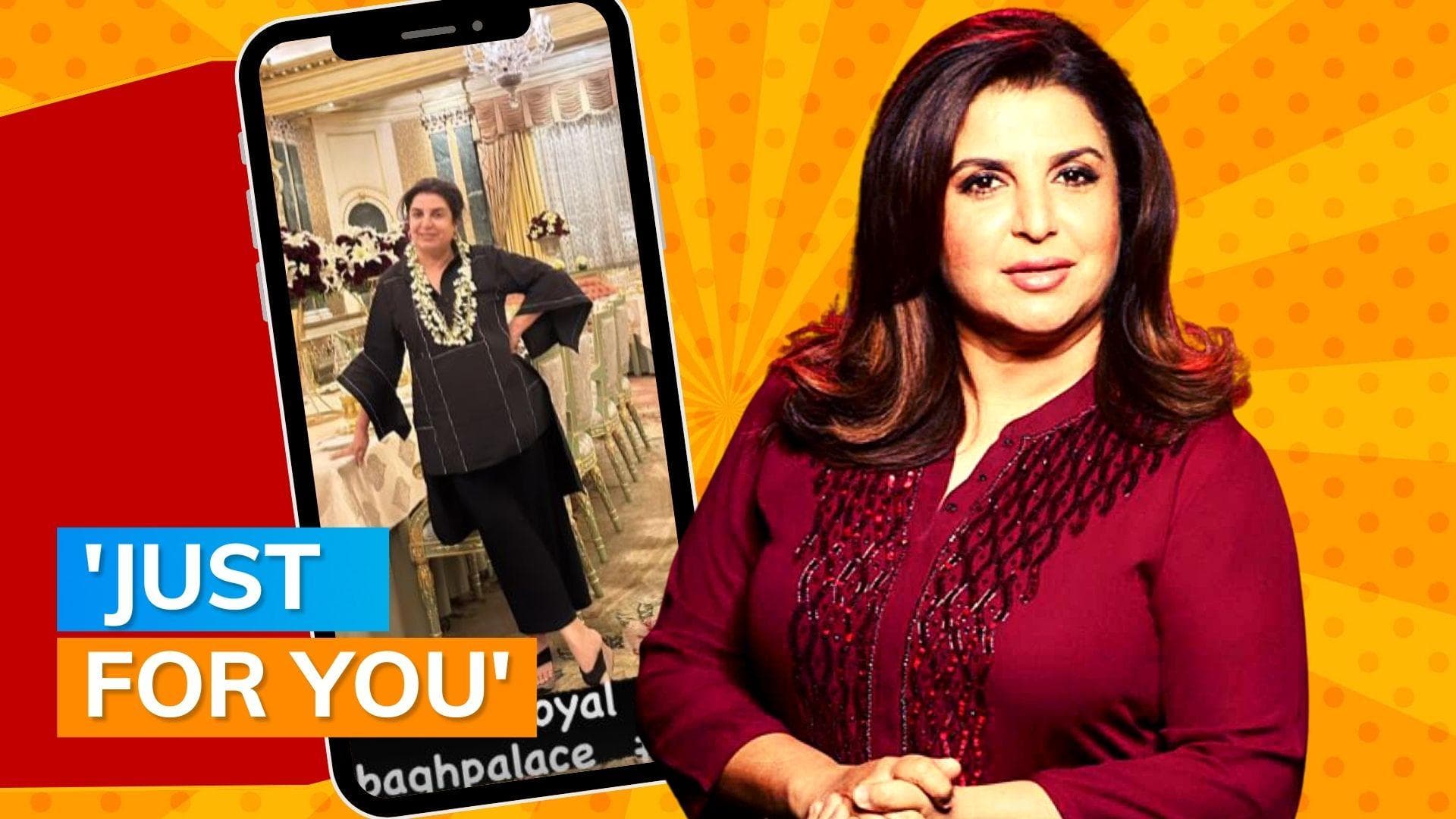 Farah Khan posts a hilarious video praising Jaipur hospitality; fans call her 'too funny'