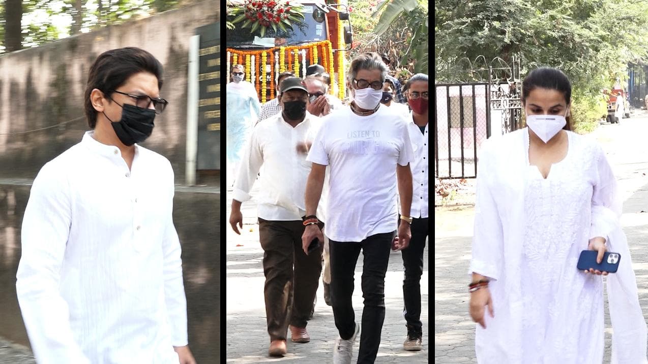 Bappi Lahiri last rites: Vidya Balan, Shakti Kapoor, Shaan & other celebs pay an emotional tribute 