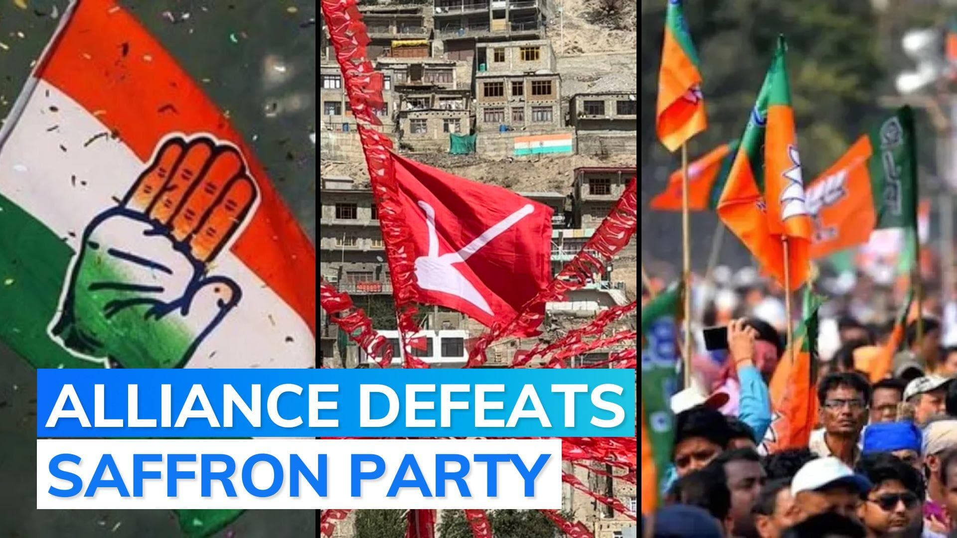 Congress-NC alliance bags 22 out of 26 seats in Ladakh council polls