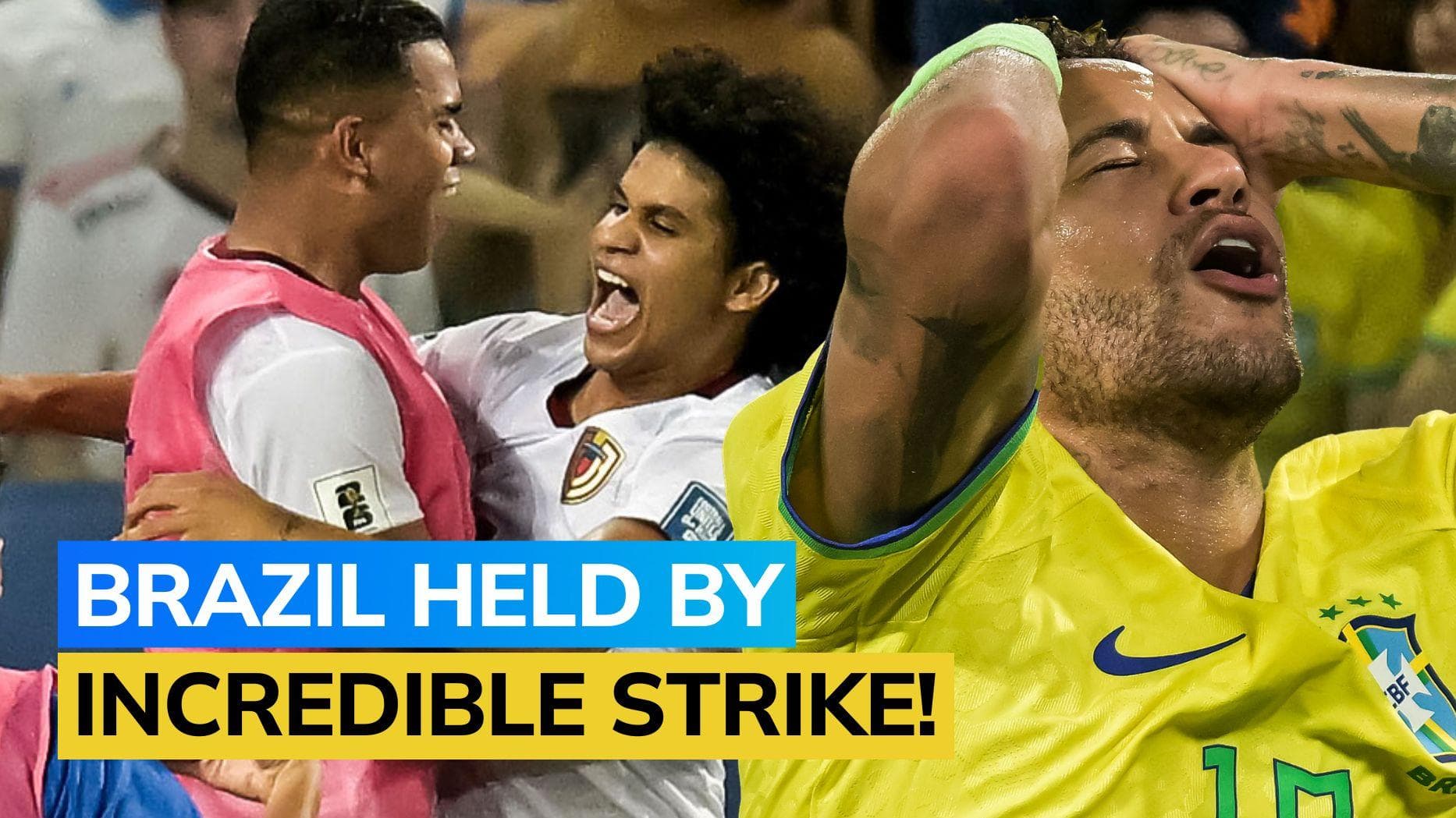 Watch Brazil vs Venezuela Highlights: Stunning overhead kick from Eduard Bello earns 1-1 draw