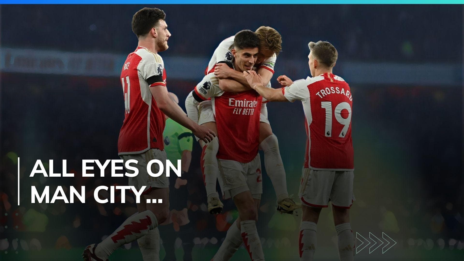 EPL: Arsenal thrash Chelsea 5-0 to surge ahead in title race 