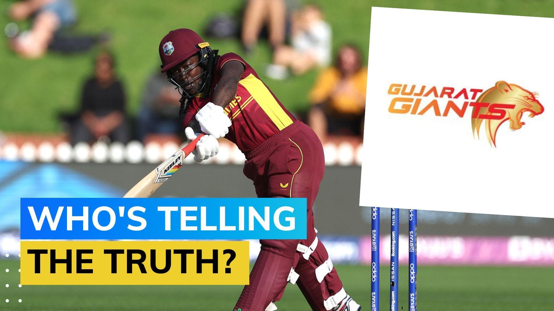 WPL 2023: Controversy after Deandra Dottin denies Gujarat Giants' claim she's out with injury