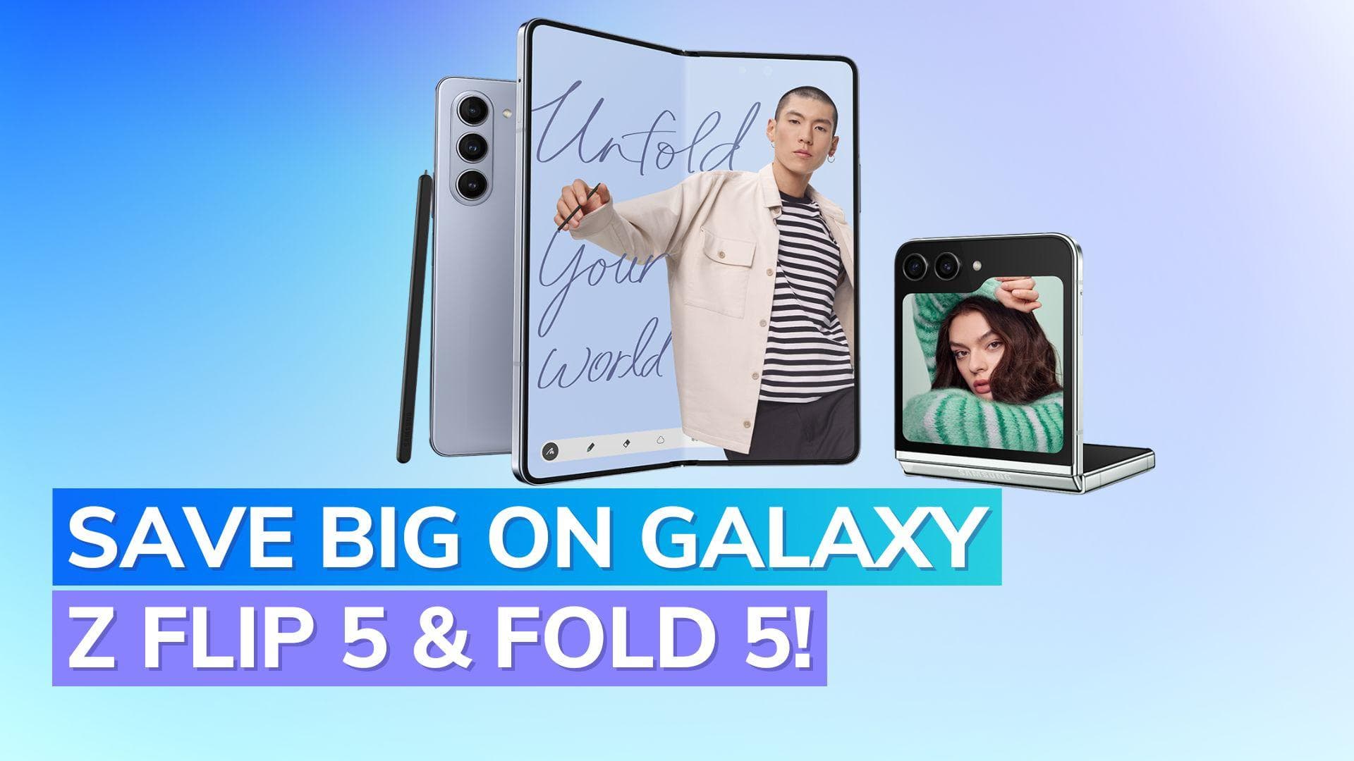 Samsung announces attractive offers for Galaxy Z Flip 5 & Z Fold 5: Check full details