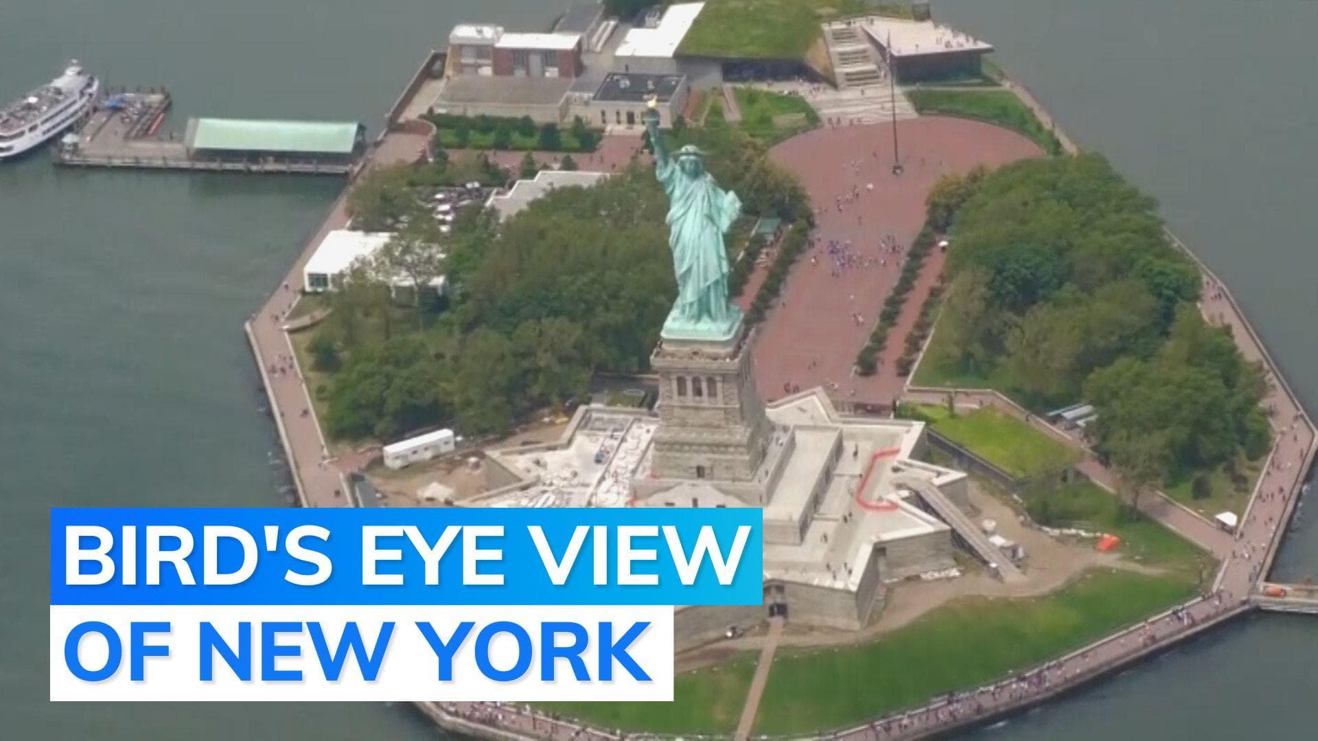 Watch: stunning visuals of New York skyline as PM Modi lands in US