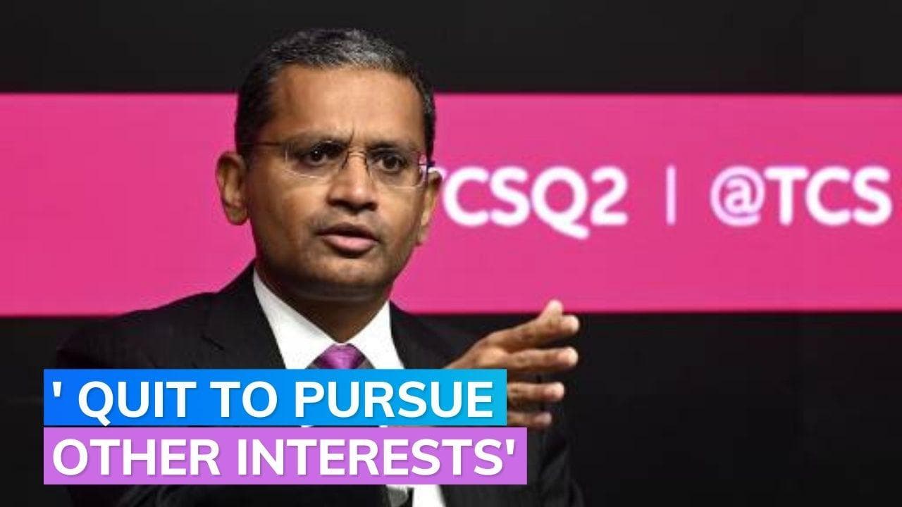 TCS MD & CEO Rajesh Gopinathan steps down