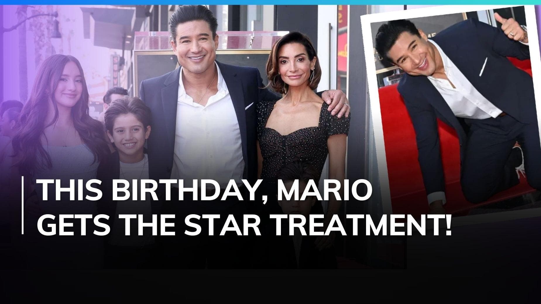 Mario Lopez Receives Star On Hollywood Walk of Fame On His 51st Birthday | Watch 