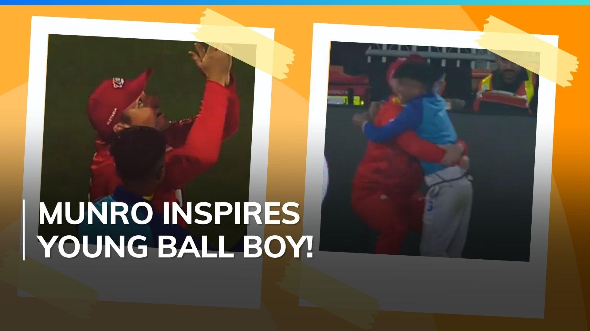 Watch: Colin Munro's heartfelt gesture for ball boy in PSL 2024 match goes viral