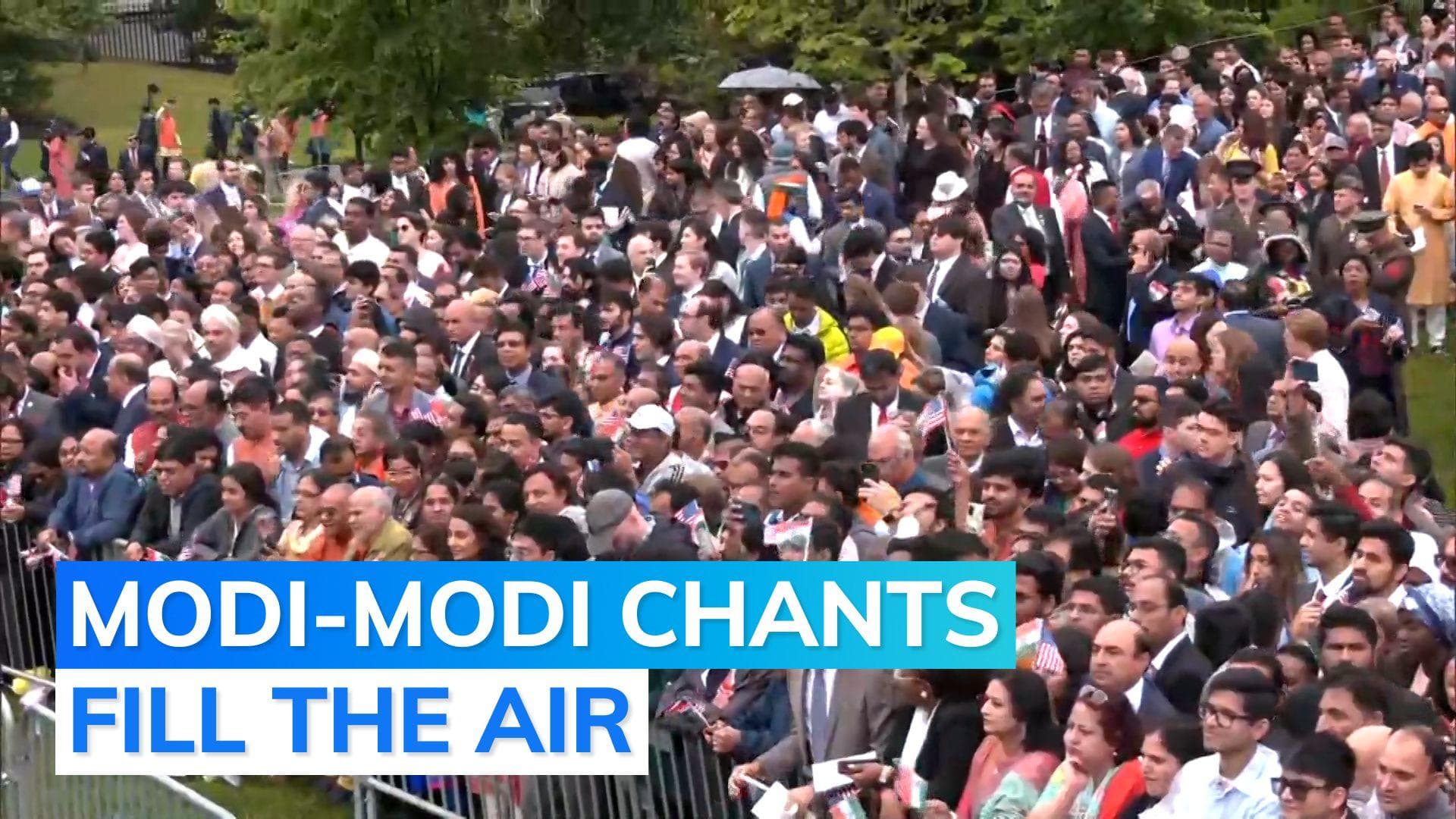 Watch | Indian-Americans gather at White House ahead of PM Modi's arrival