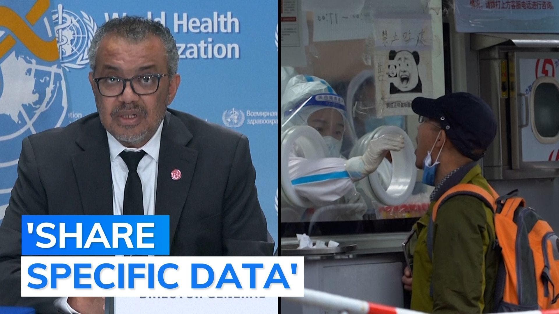 WHO urges China to share real-time data on Covid infections