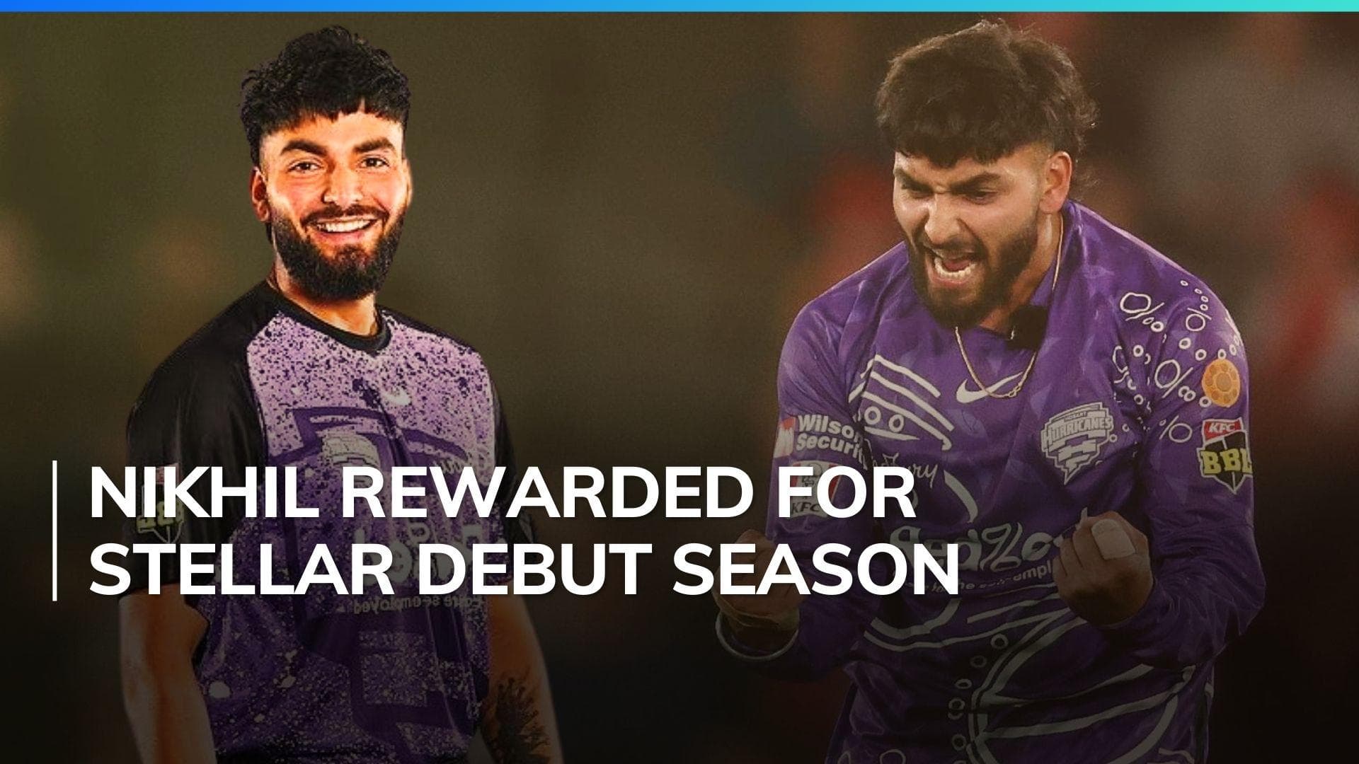 After impressive BBL 2023-24, Hobart Hurricanes re-sign Nikhil Chaudhary for three more years