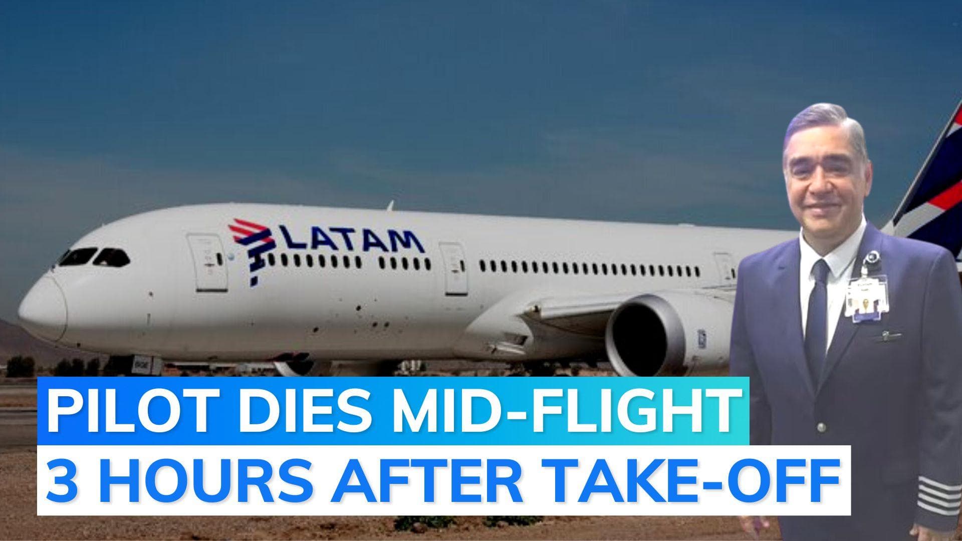 Pilot of Chile-bound flight carrying 271 passengers collapses in washroom