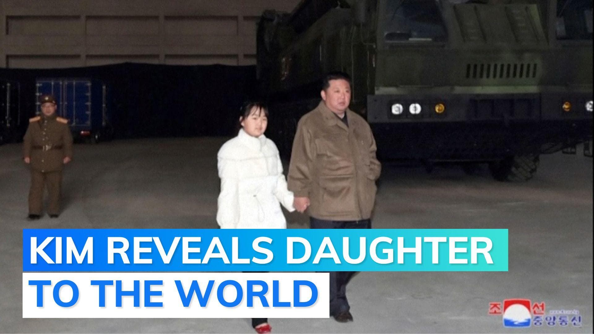 Watch: in a 1st, Kim Jong Un oversees N. Korea's ICBM launch with daughter in tow