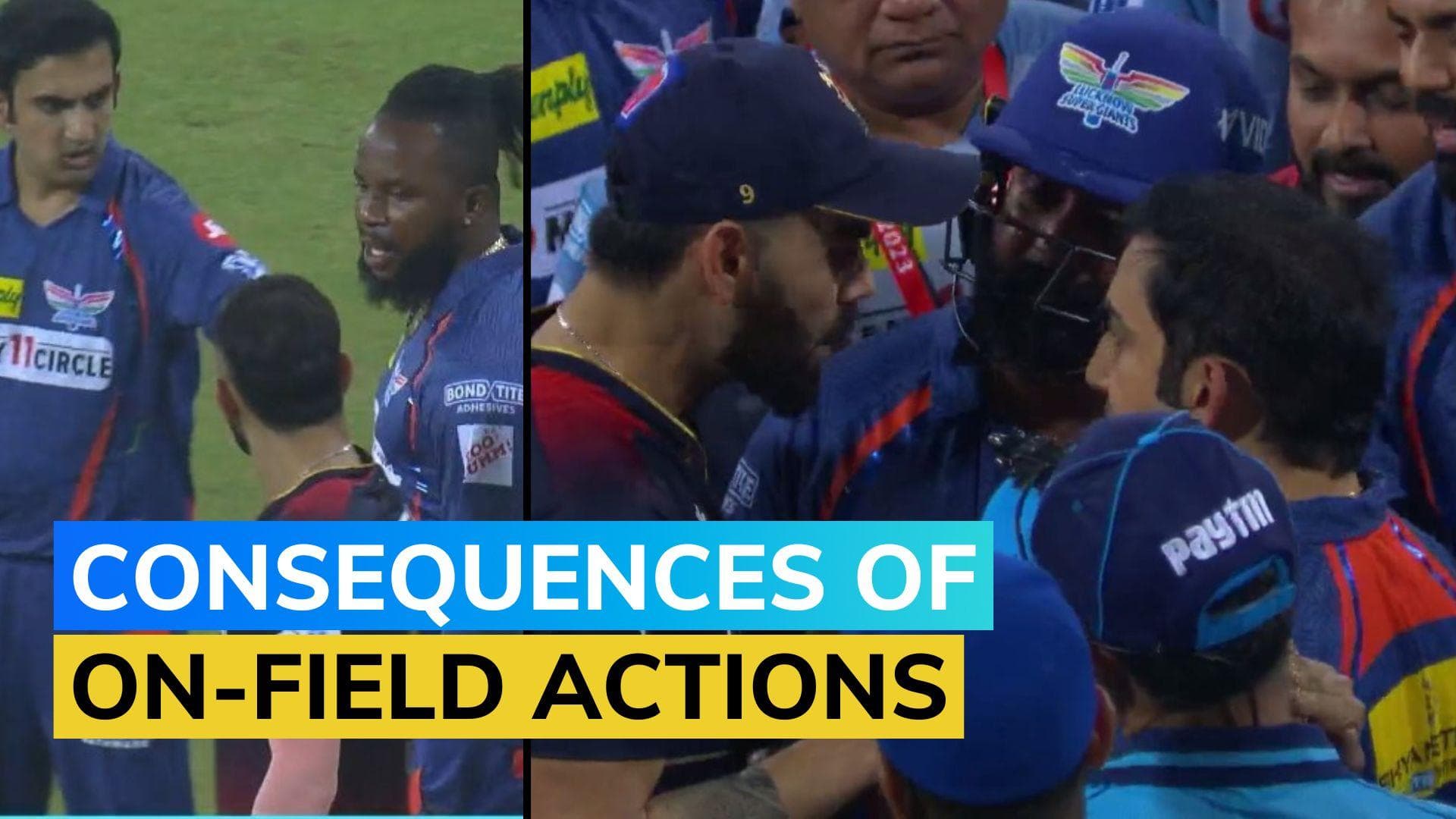 IPL 2023: Virat Kohli, Gautam Gambhir charged 100% of their match fee following altercation 