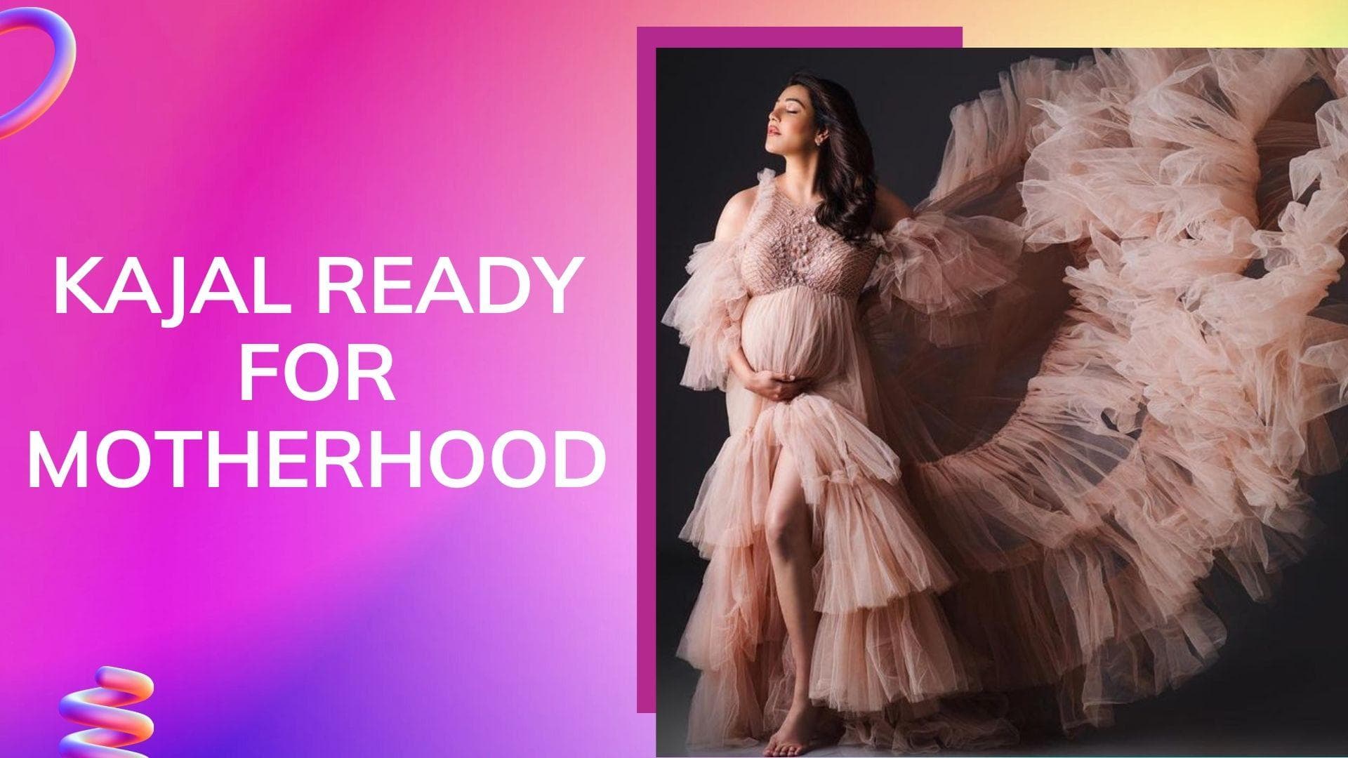 Kajal Aggarwal shares dreamy picture from her maternity shoot 