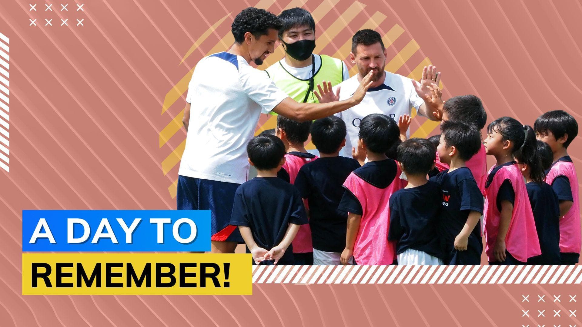 Watch! PSG hold Football Clinic in Tokyo as part of their pre-season tour