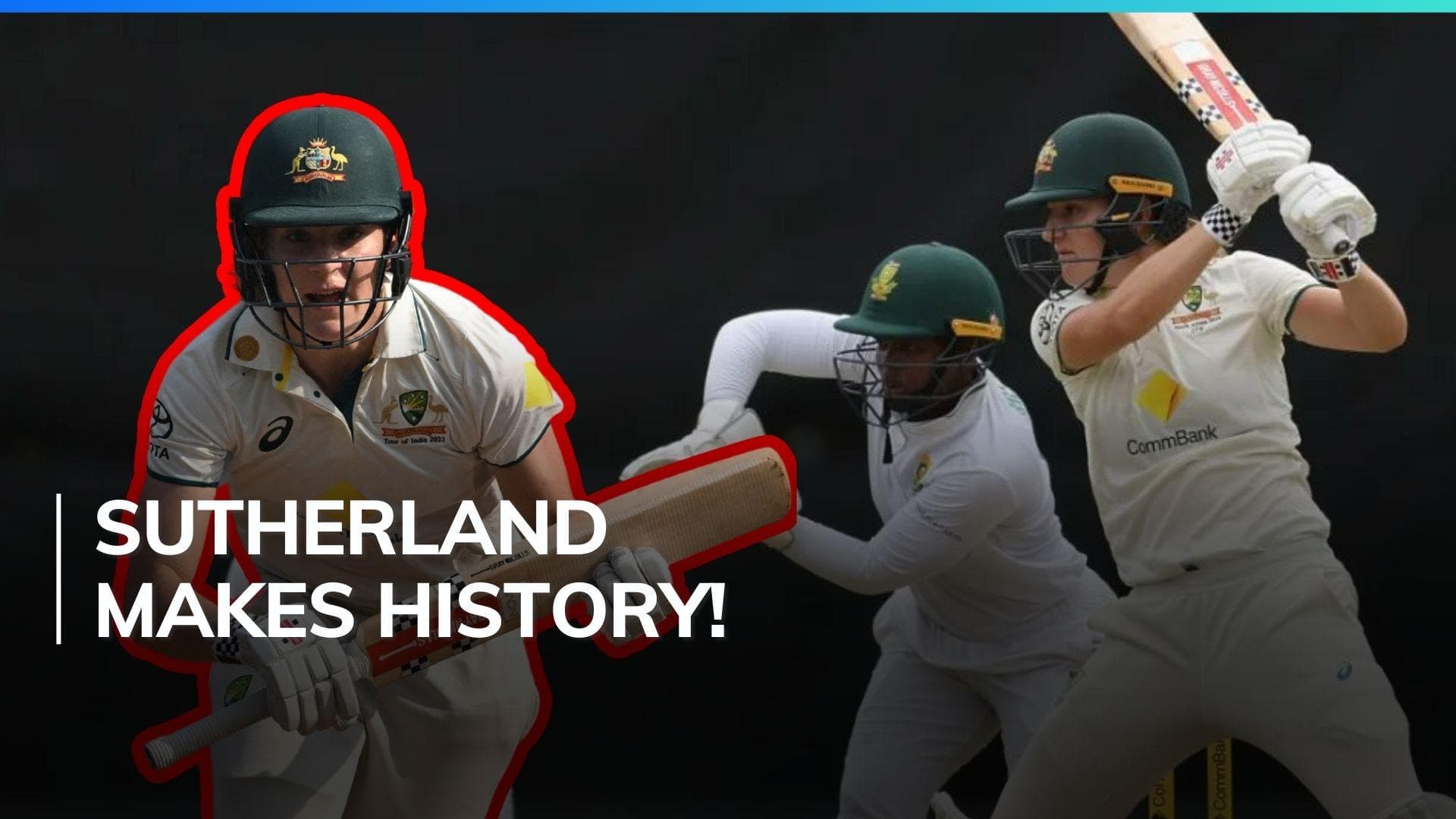 Watch moment: Australian batter Annabel Sutherland smashes fastest double century in women's Tests