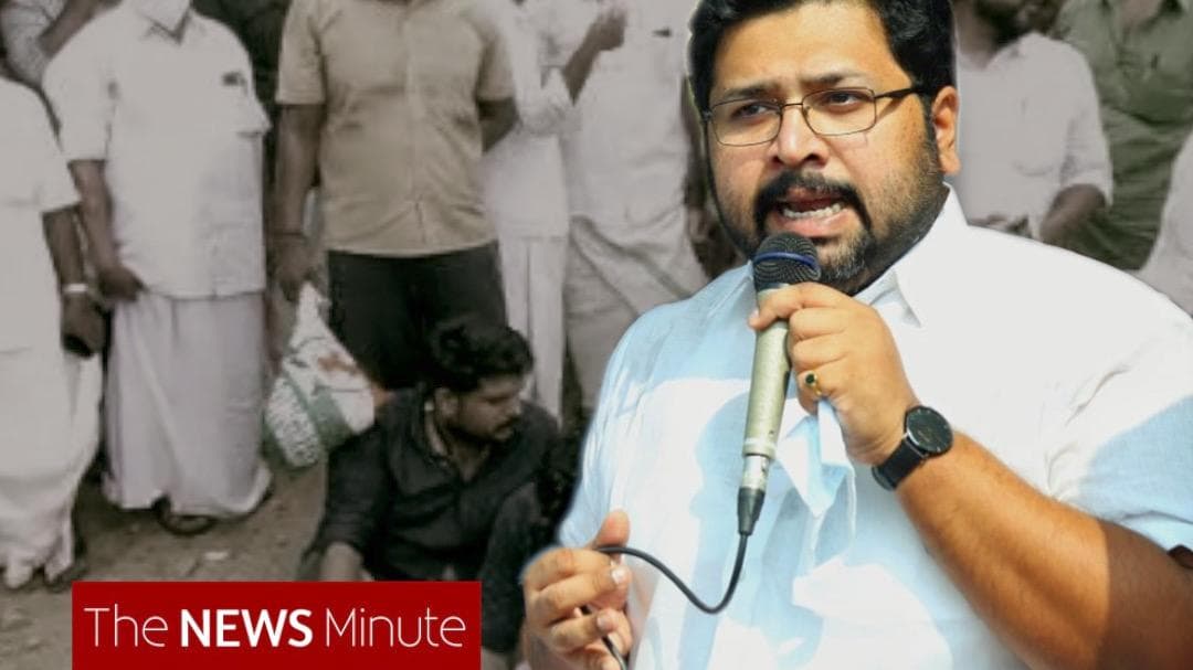 Congress protests against arrest of KS Sabarinadhan in Kerala