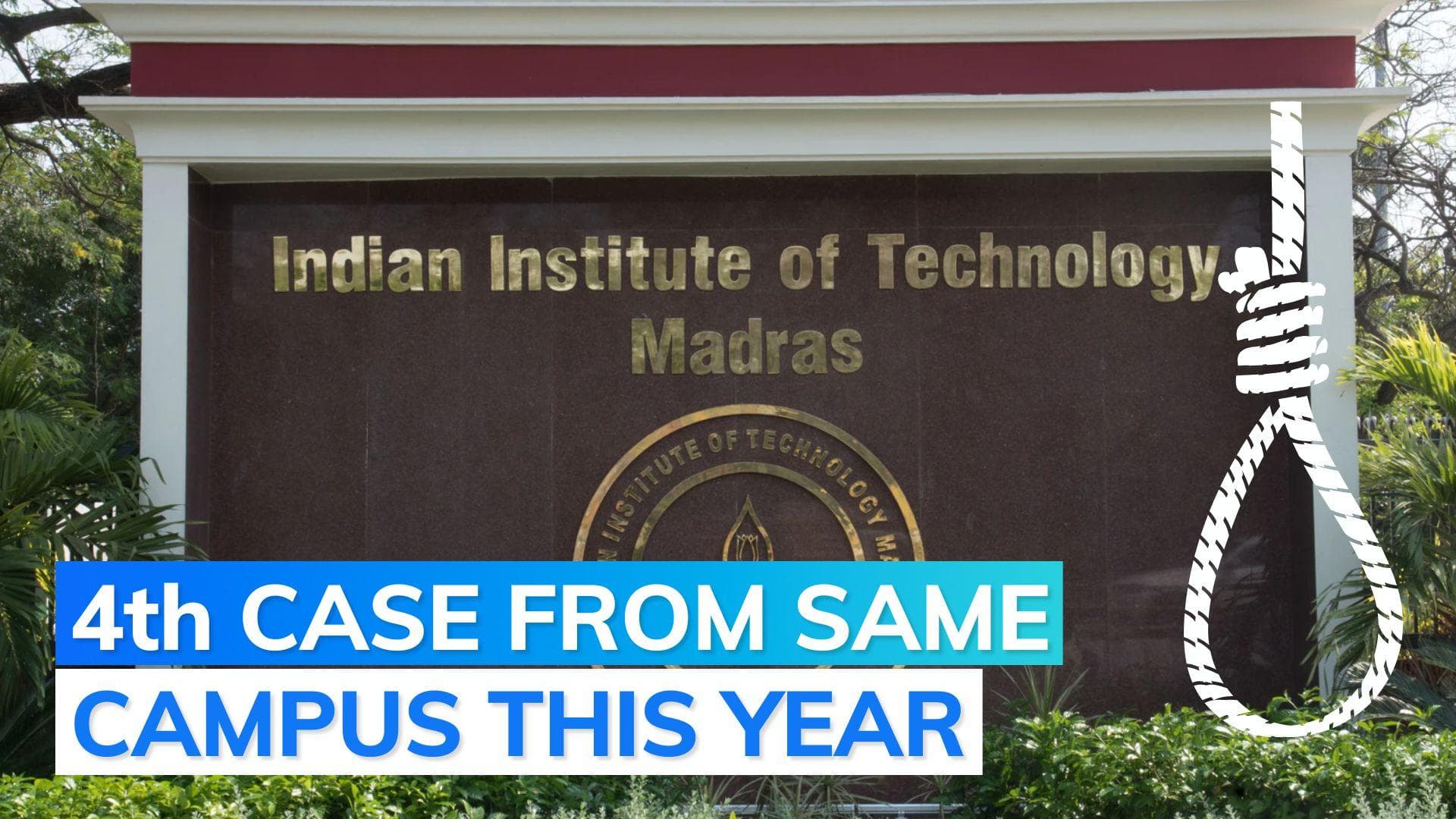 Another IIT Madras student dies by suicide on campus