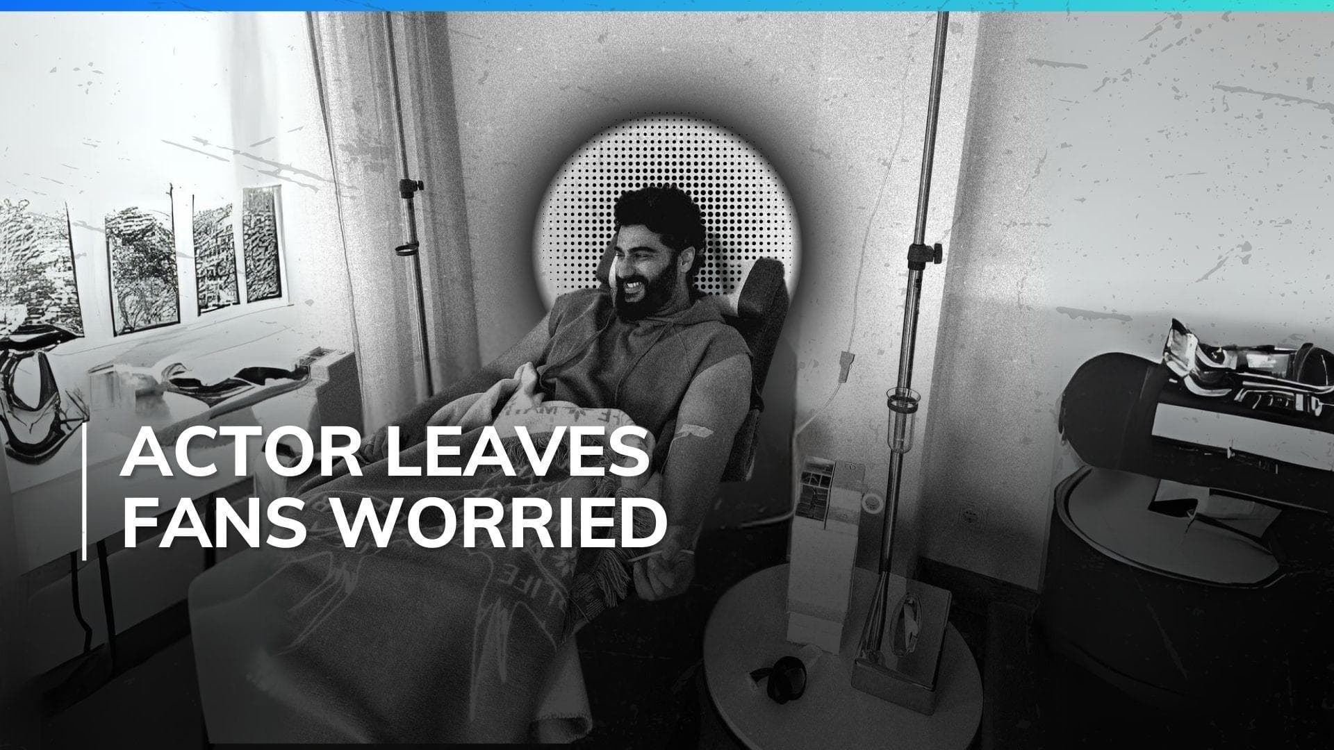 Arjun Kapoor leaves fans concerned after he shares a picture with an IV drip from a medical health resort