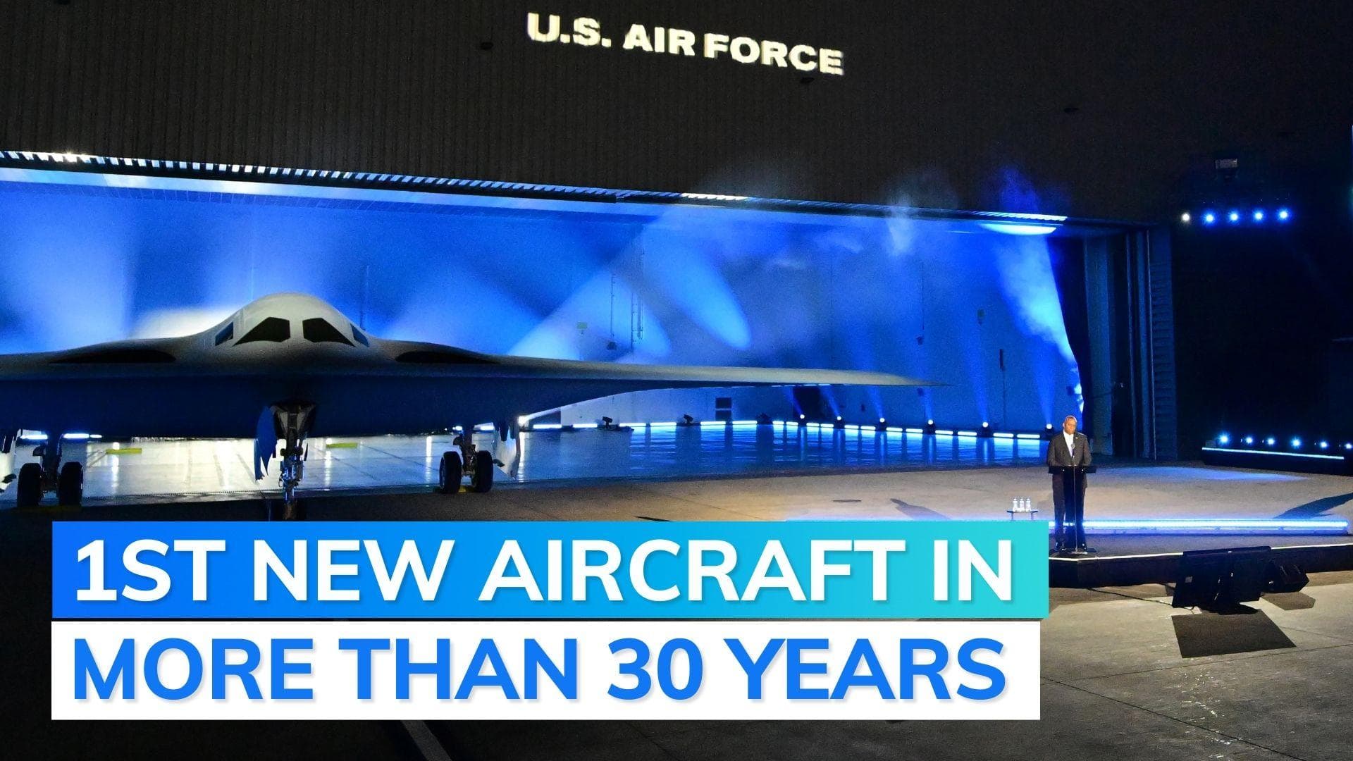 Watch: Pentagon debuts new nuclear stealth bomber, the B-21 Raider