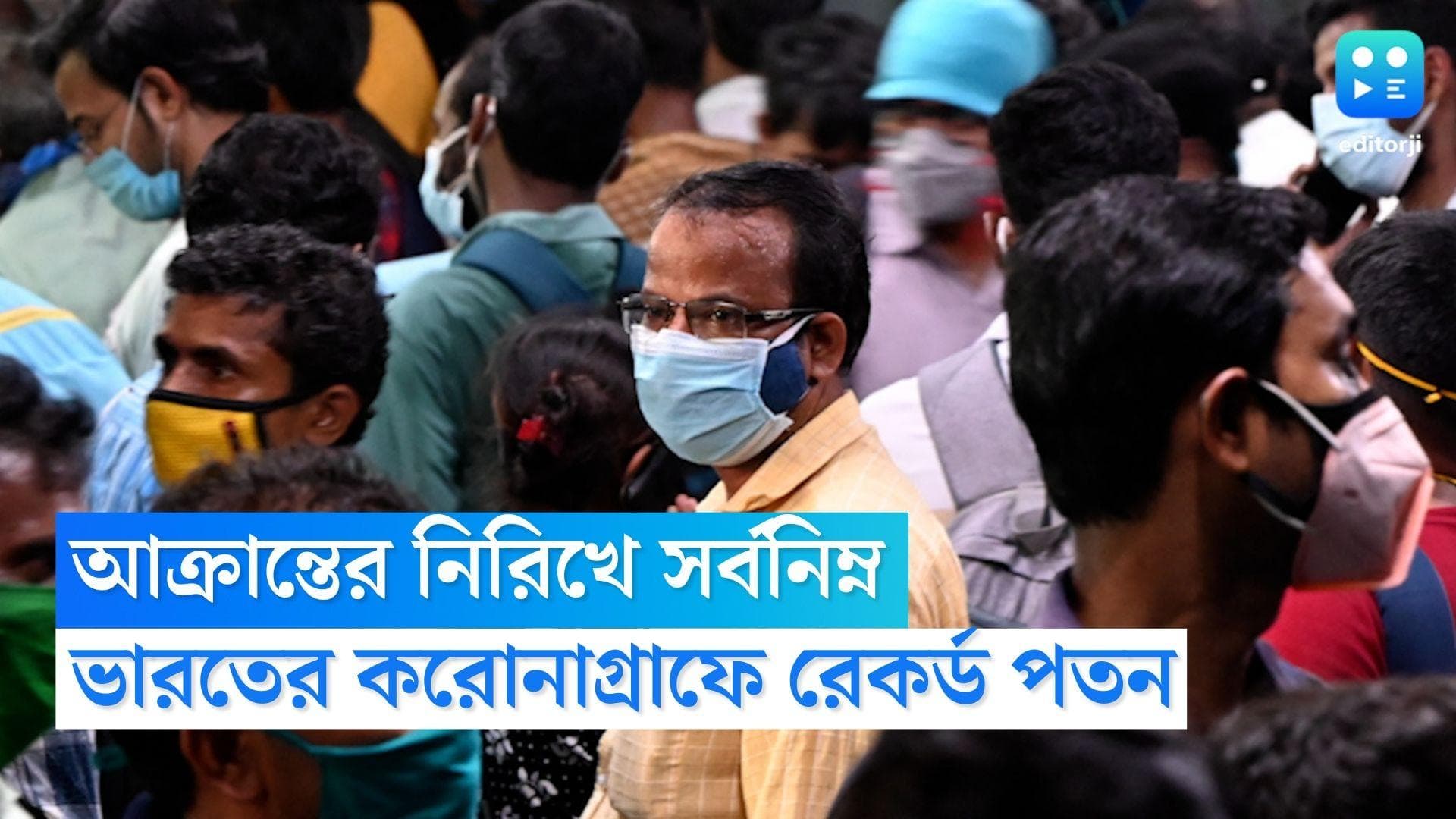 India Covid Update: একদিনে আক্রান্তের নিরিখে সর্বনিম্ন, ভারতের করোনাগ্রাফে রেকর্ড পতন