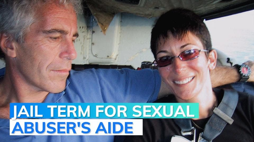 Ghislaine Maxwell sentenced to 20 years for helping Jeffrey Epstein in sex trafficking
