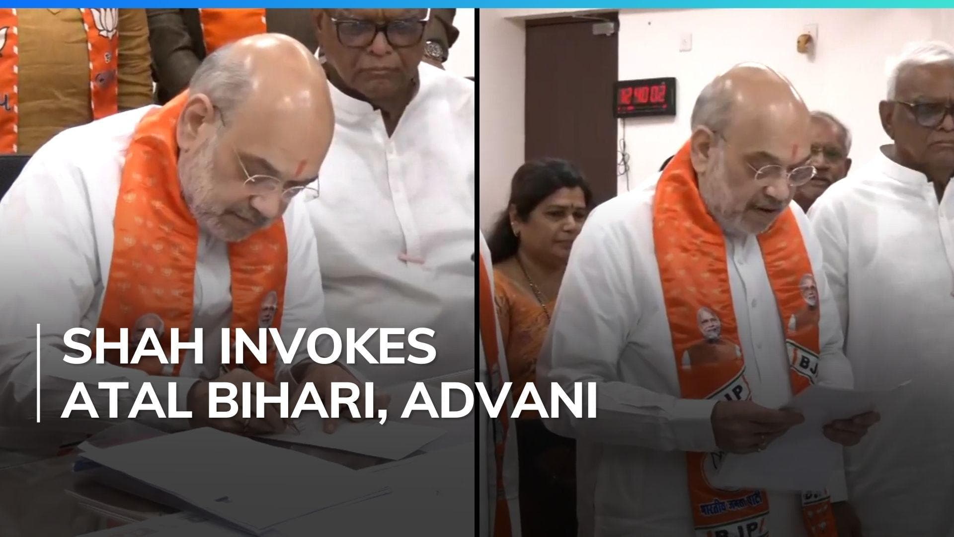 'Honoured to contest seat where Modi is voter': Amit Shah files nomination in Gandhinagar