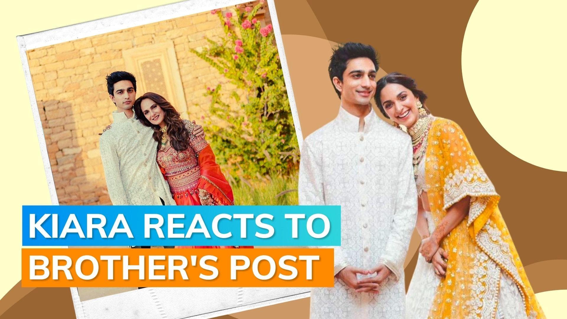 Kiara Advani’s brother Mishaal Advani shares pics from her Haldi: ‘Nobody loves me better’