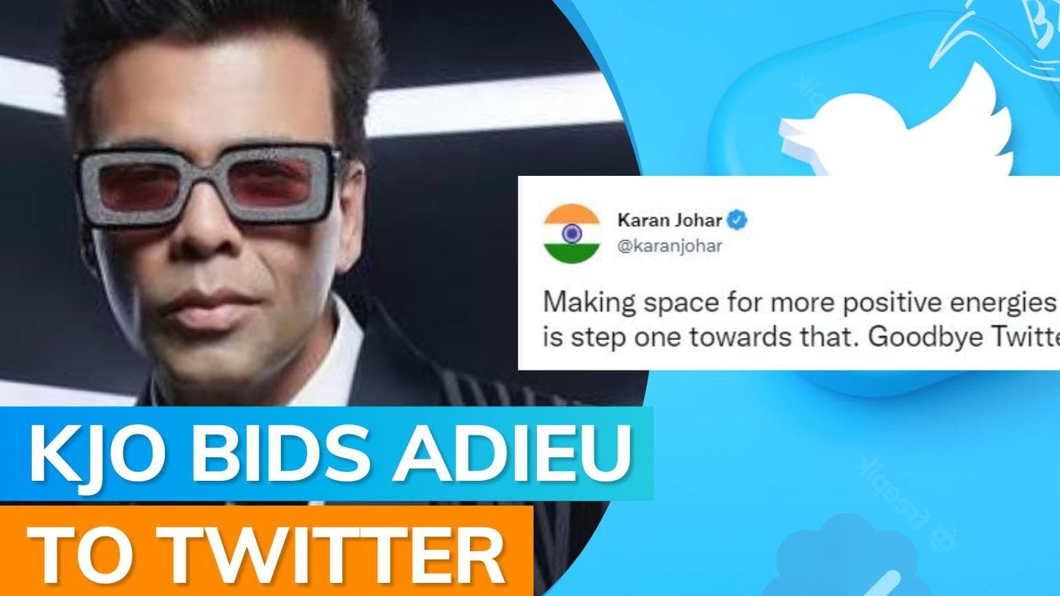 Karan Johar quits Twitter, says 'making space for more positive energies only'