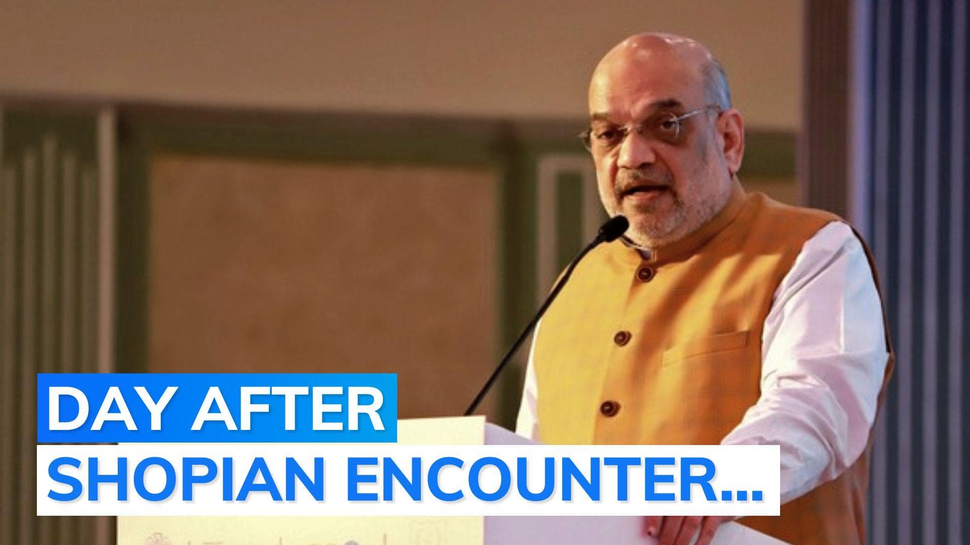 Home minister Amit Shah to chair High-level meeting on J&K today