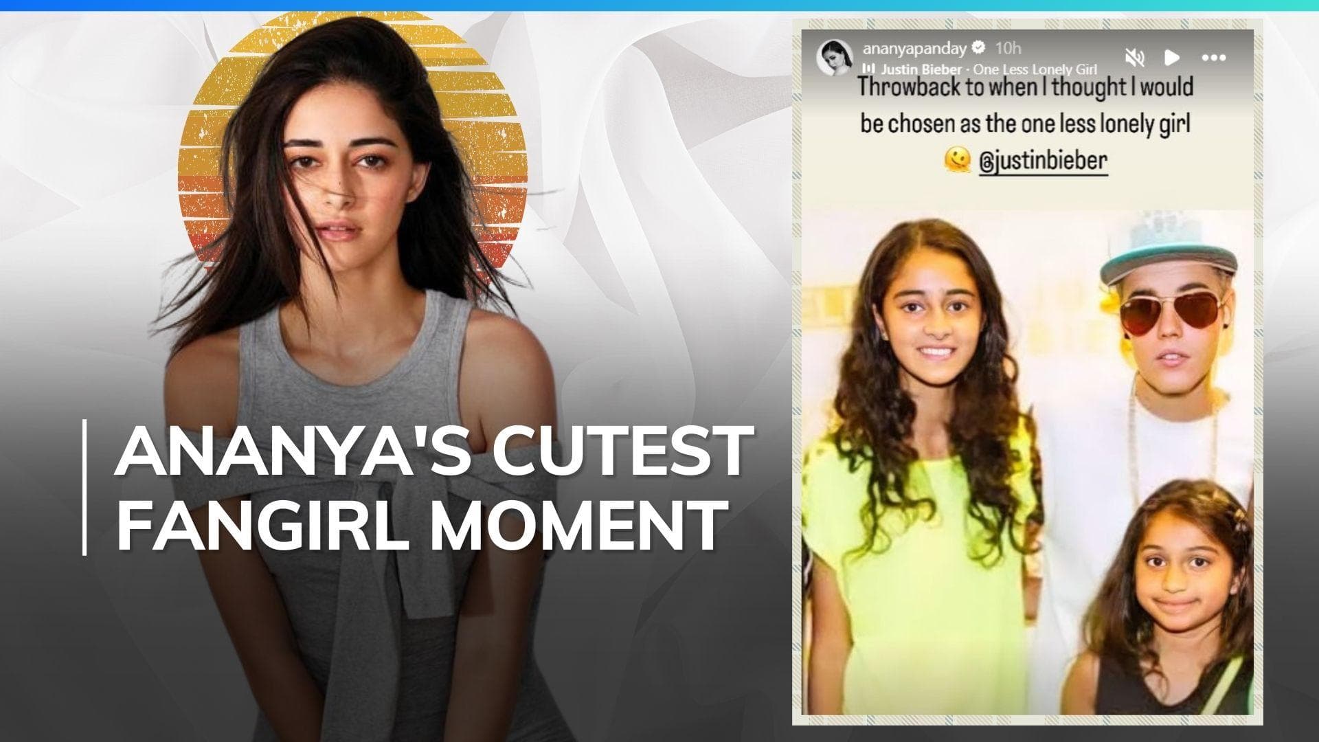 Ananya Panday shares then and now pics with Justin Bieber after meeting him at Anant-Radhika’s sangeet