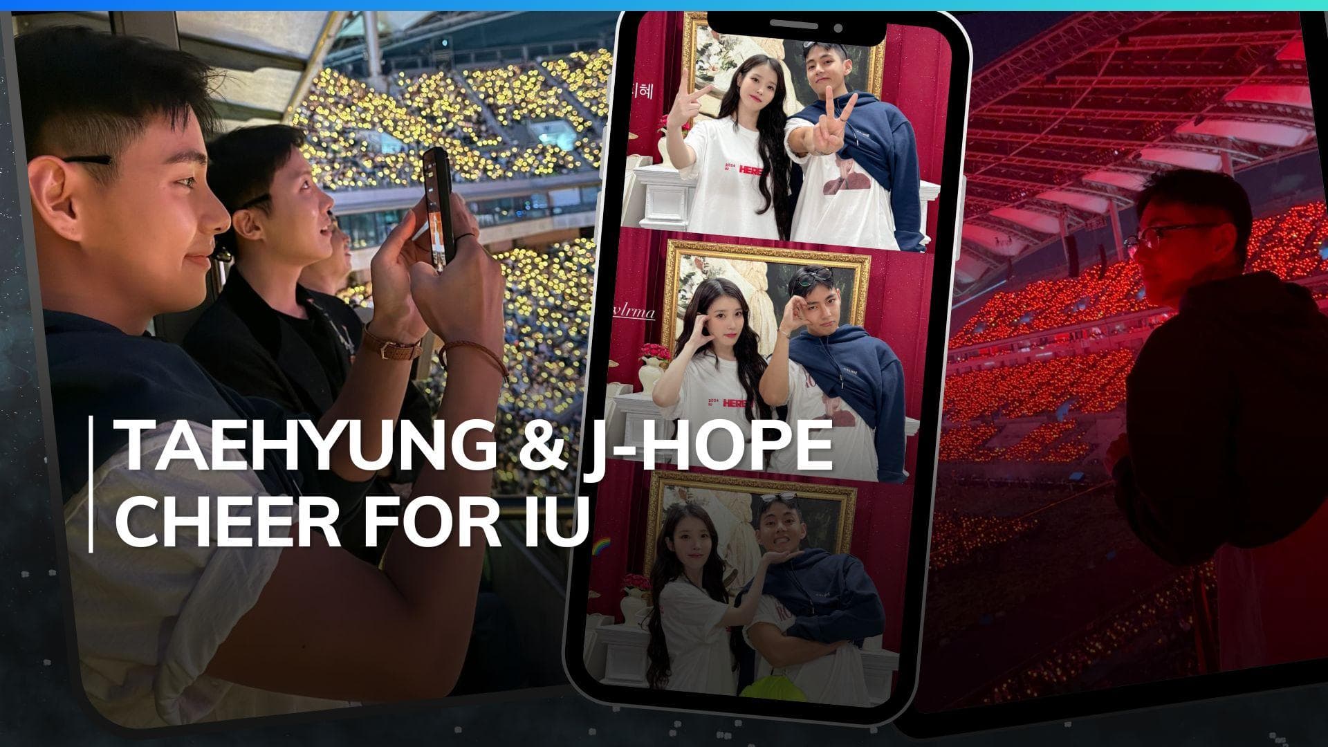 BTS members V & J-hope attend IU's concert in Seoul; pics go viral 