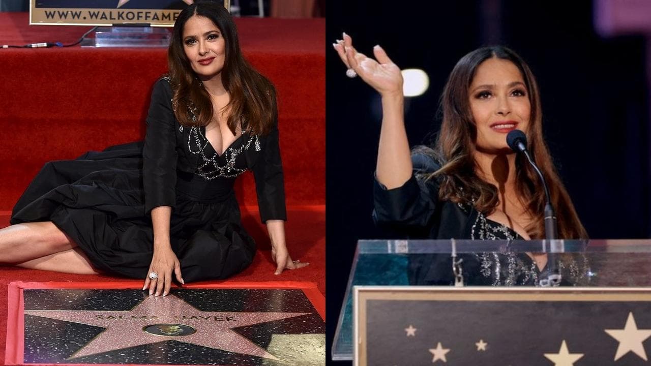 'Eternals' actor Salma Hayek honored with star on Hollywood Walk of Fame