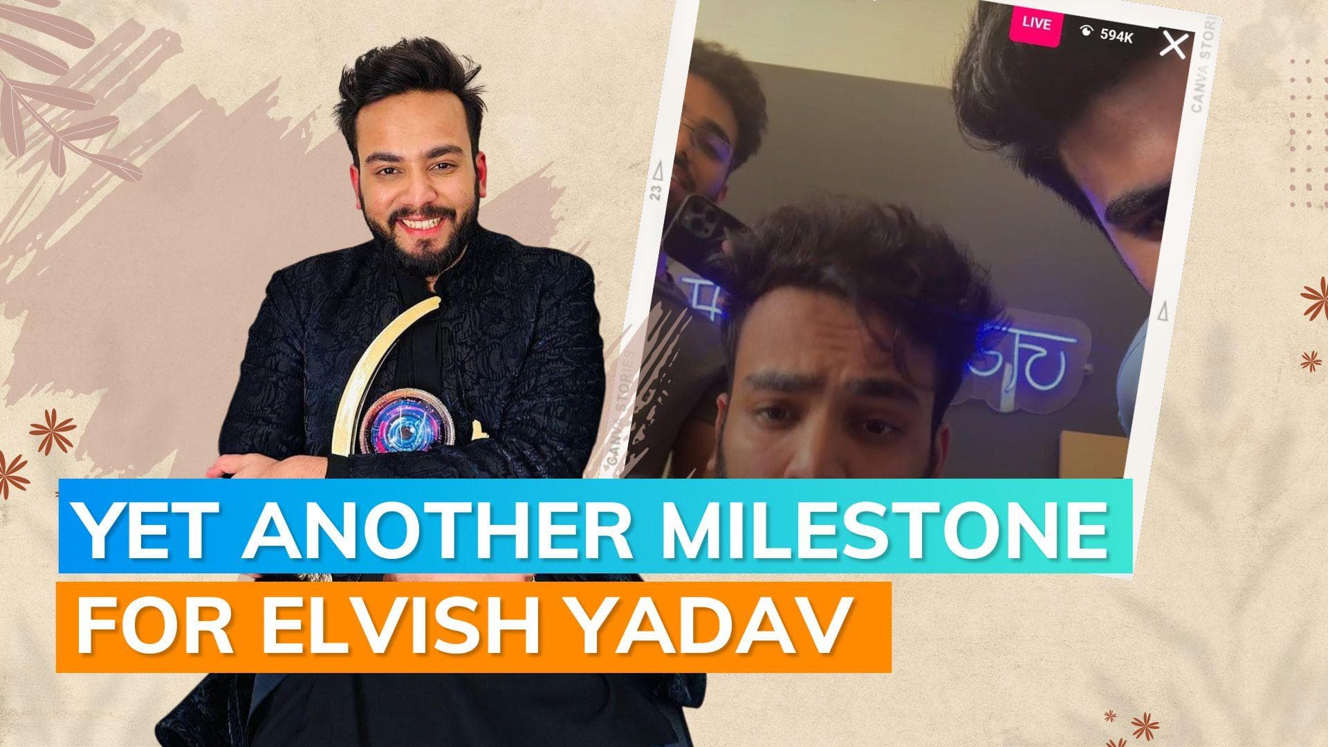 ‘Bigg Boss OTT 2’ winner Elvish Yadav becomes no.1 for most Instagram live viewers, beats MC Stan