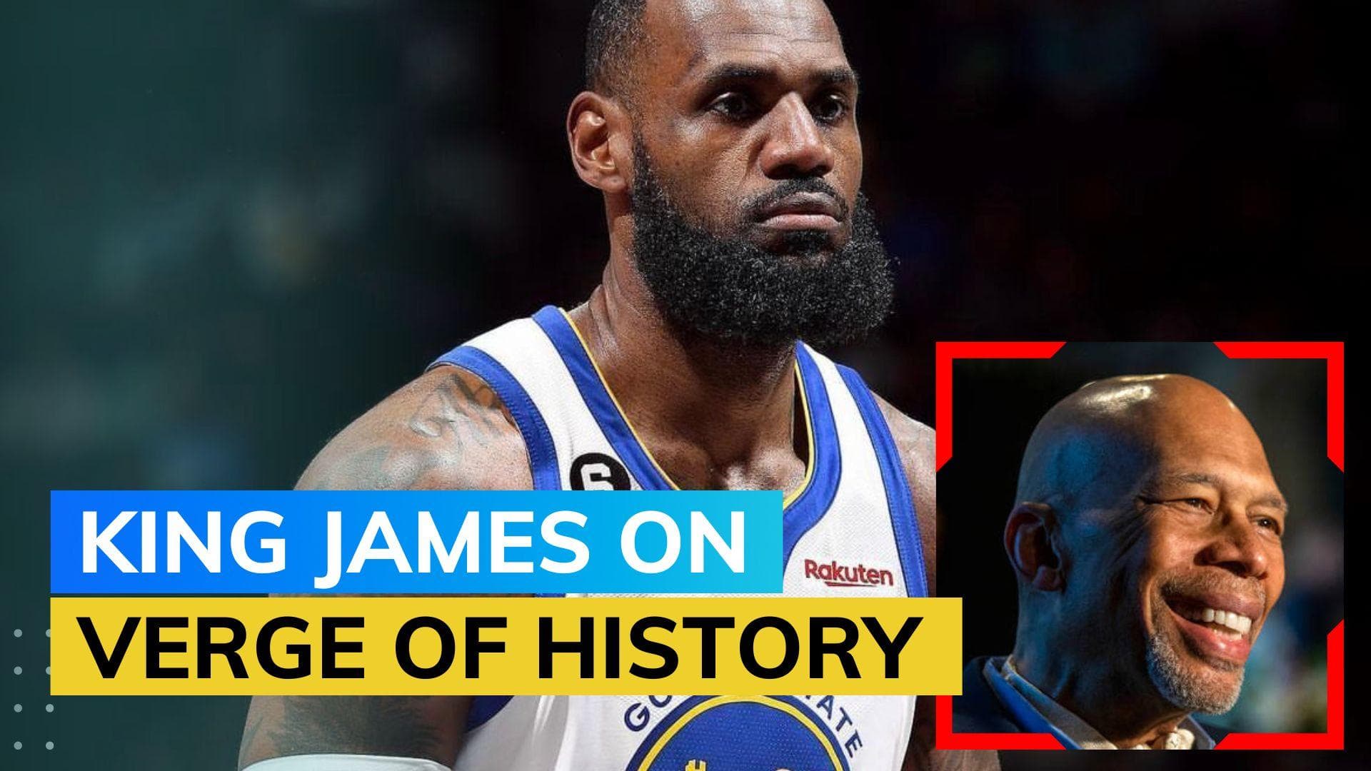 NBA: LeBron James set to break Kareem Abdul-Jabbar's 39-year-old record