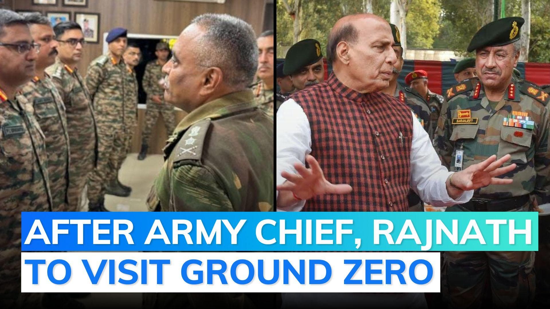 Poonch anti-terror operation: Defence Minister Rajnath Singh to visit ground zero