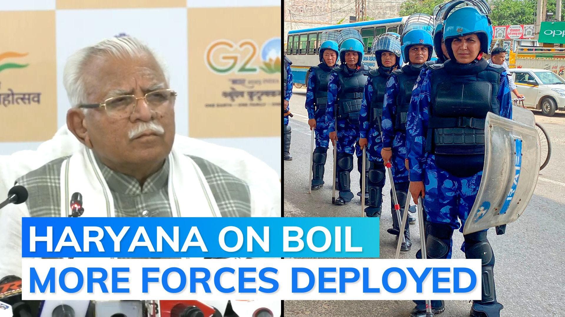 Haryana CM speaks on Nuh violence: will make rioters pay for compensation