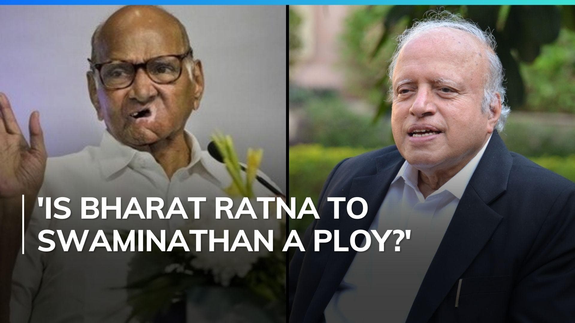 Govt bestowed Bharat Ratna to Swaminathan to hide anti-farmer stand: Sharad Pawar's NCP