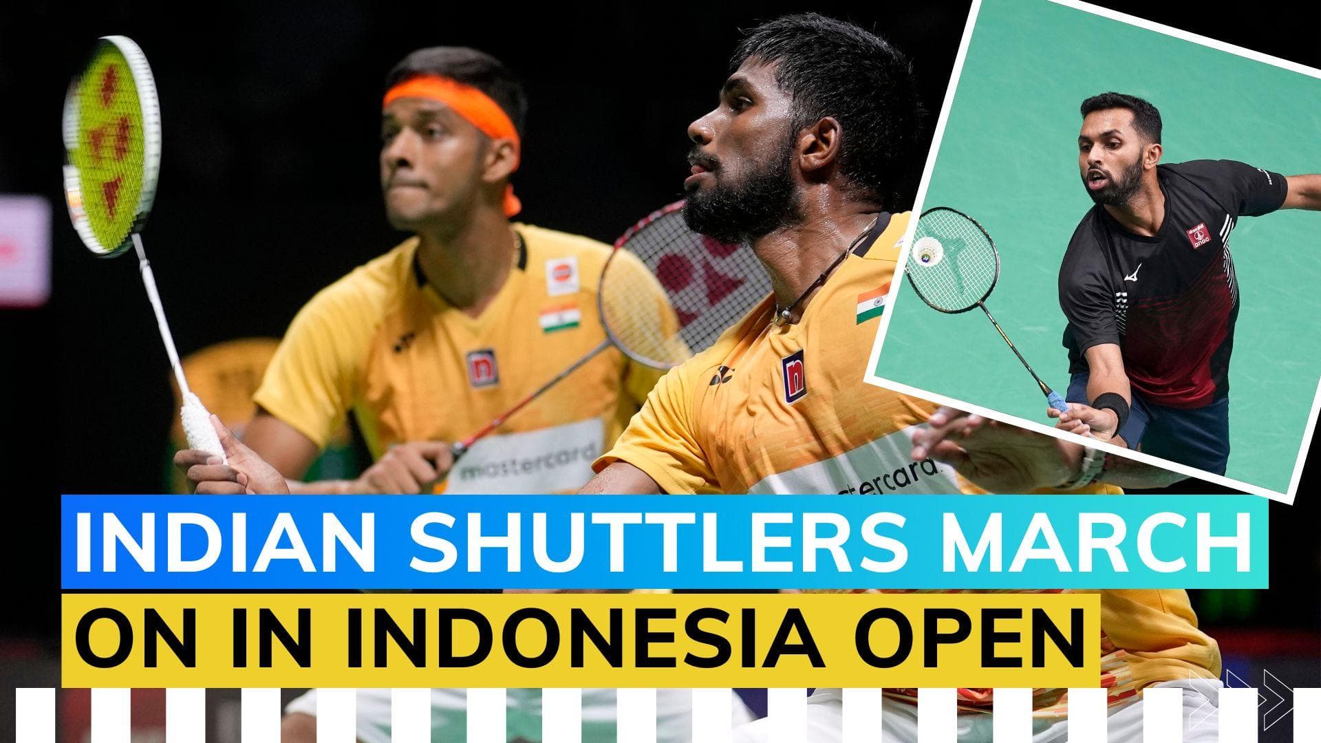Indonesia Open: HS Prannoy, Satwik-Chirag advance to semifinals: Kidambi Srikanth bows out 