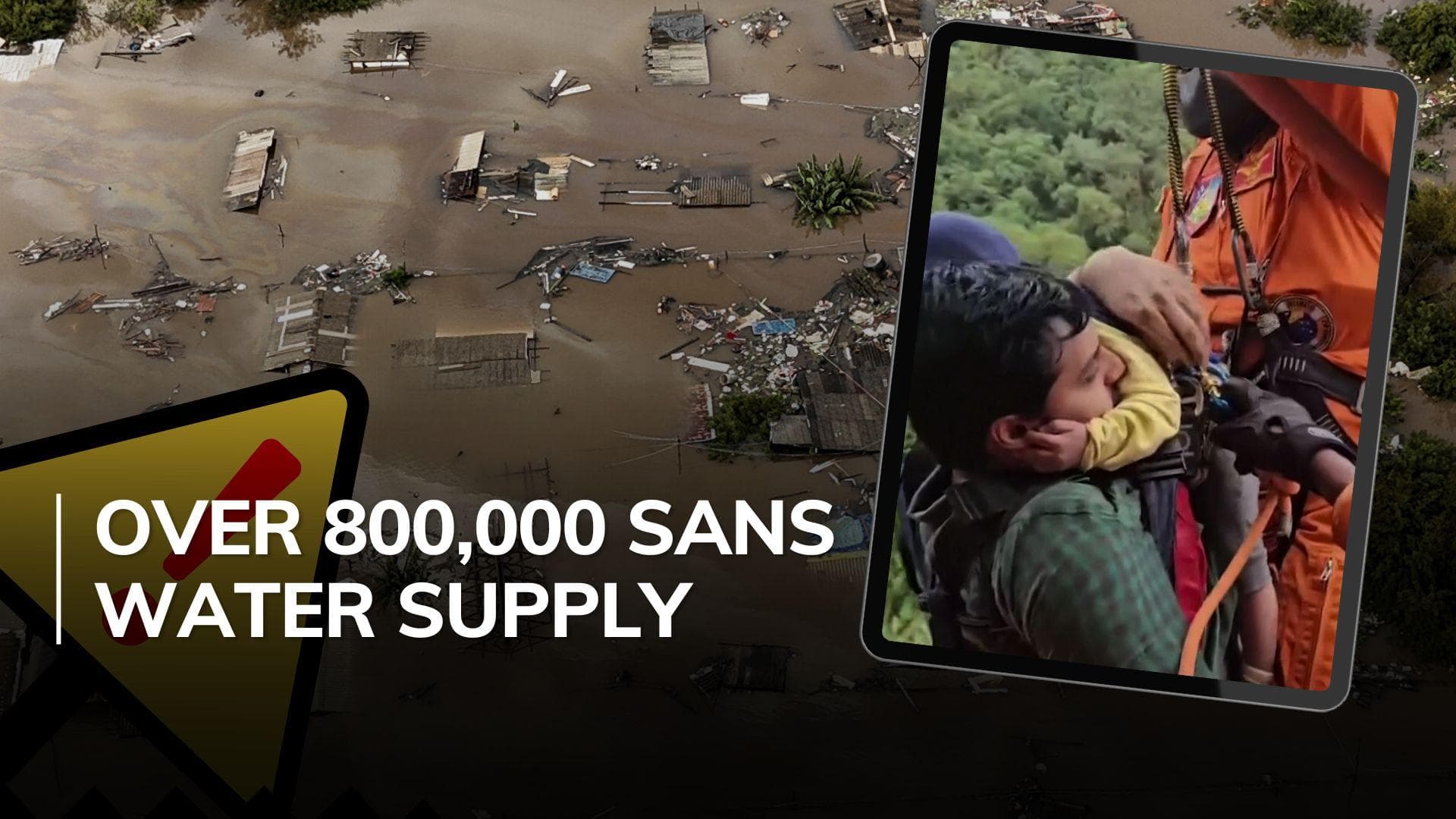 Floods in southern Brazil kill at least 75 people over 7 days, with 103 people missing