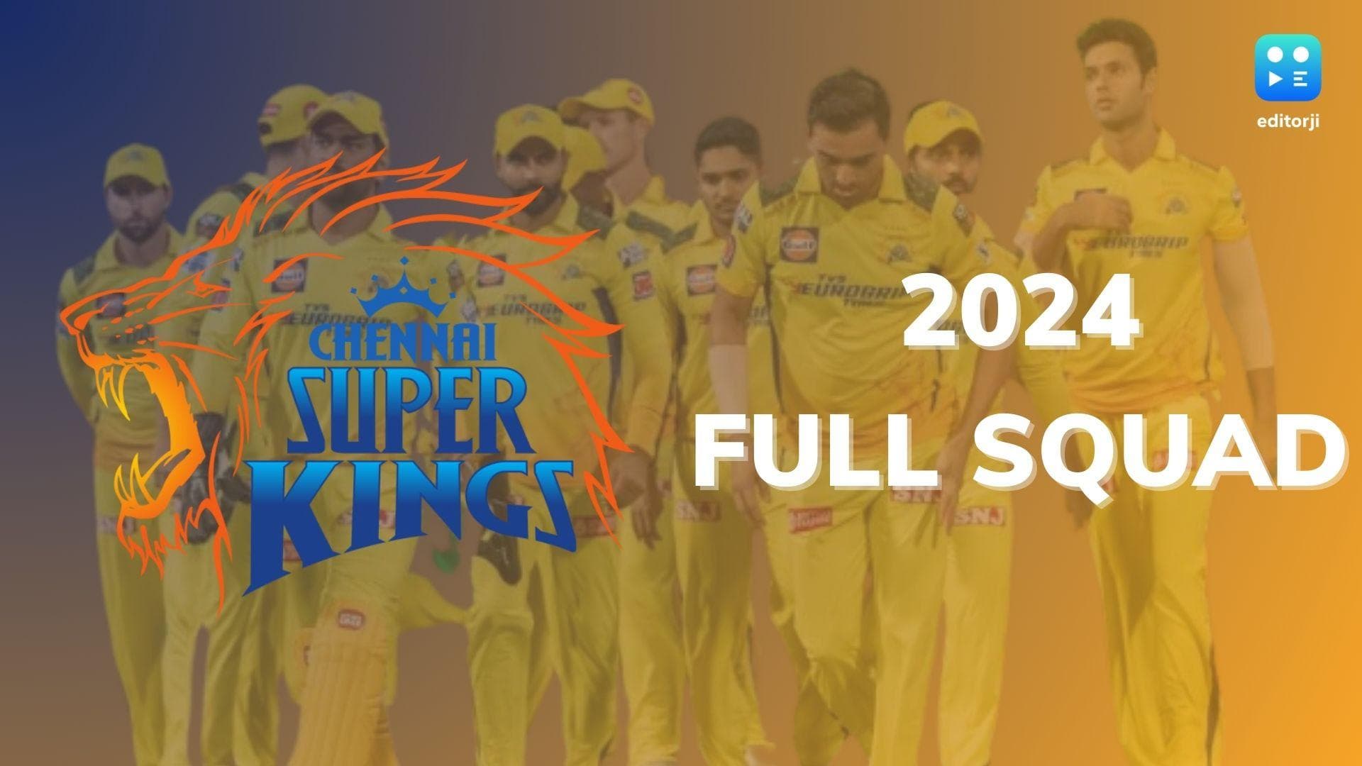 IPL 2024 auction: Chennai Super Kings full squad, auction buys, remaining purse
