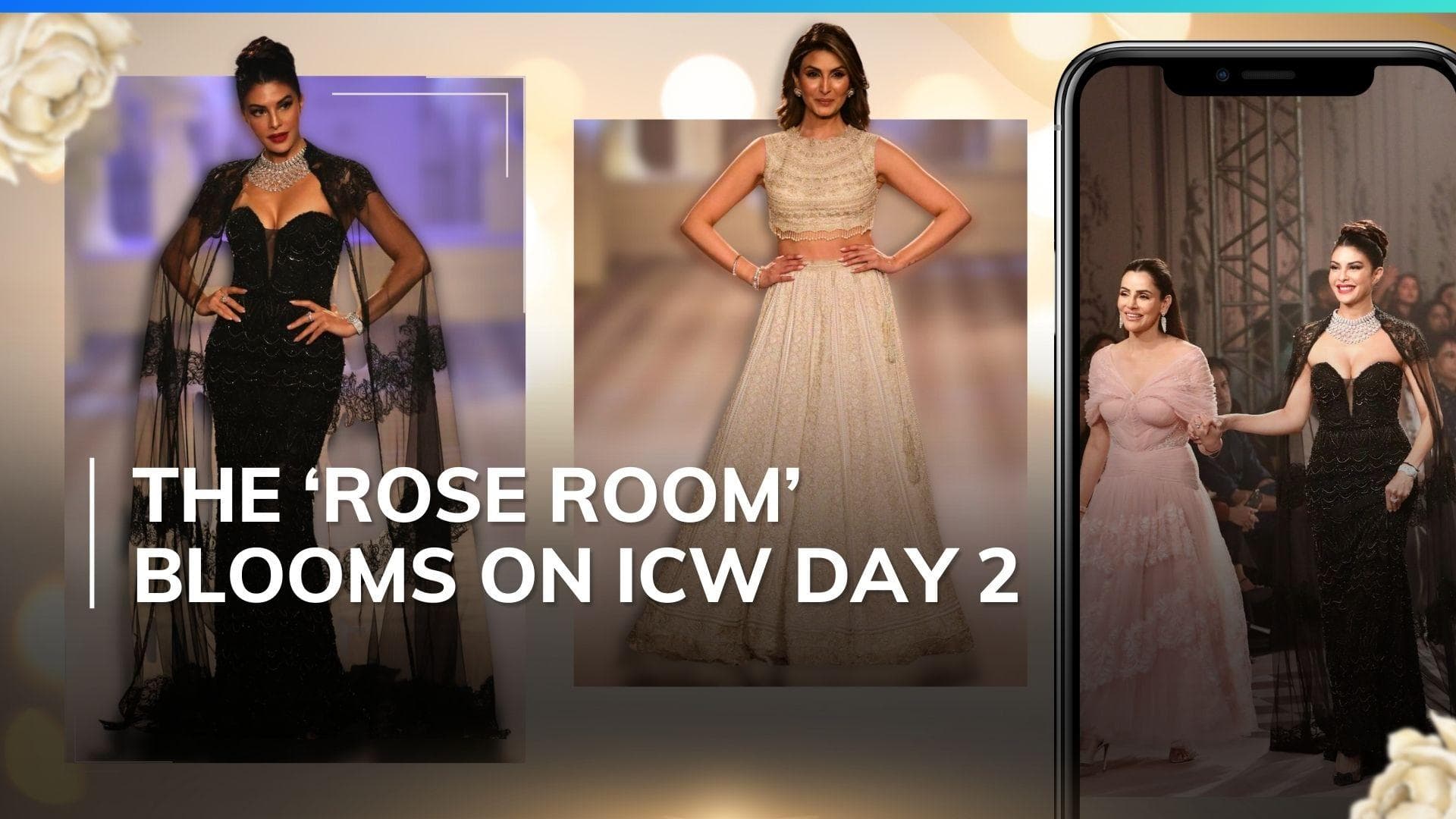 Riddhima Kapoor and Jacqueline Fernandez steal the show for designer Isha Jajodia on the 2nd day of ICW
