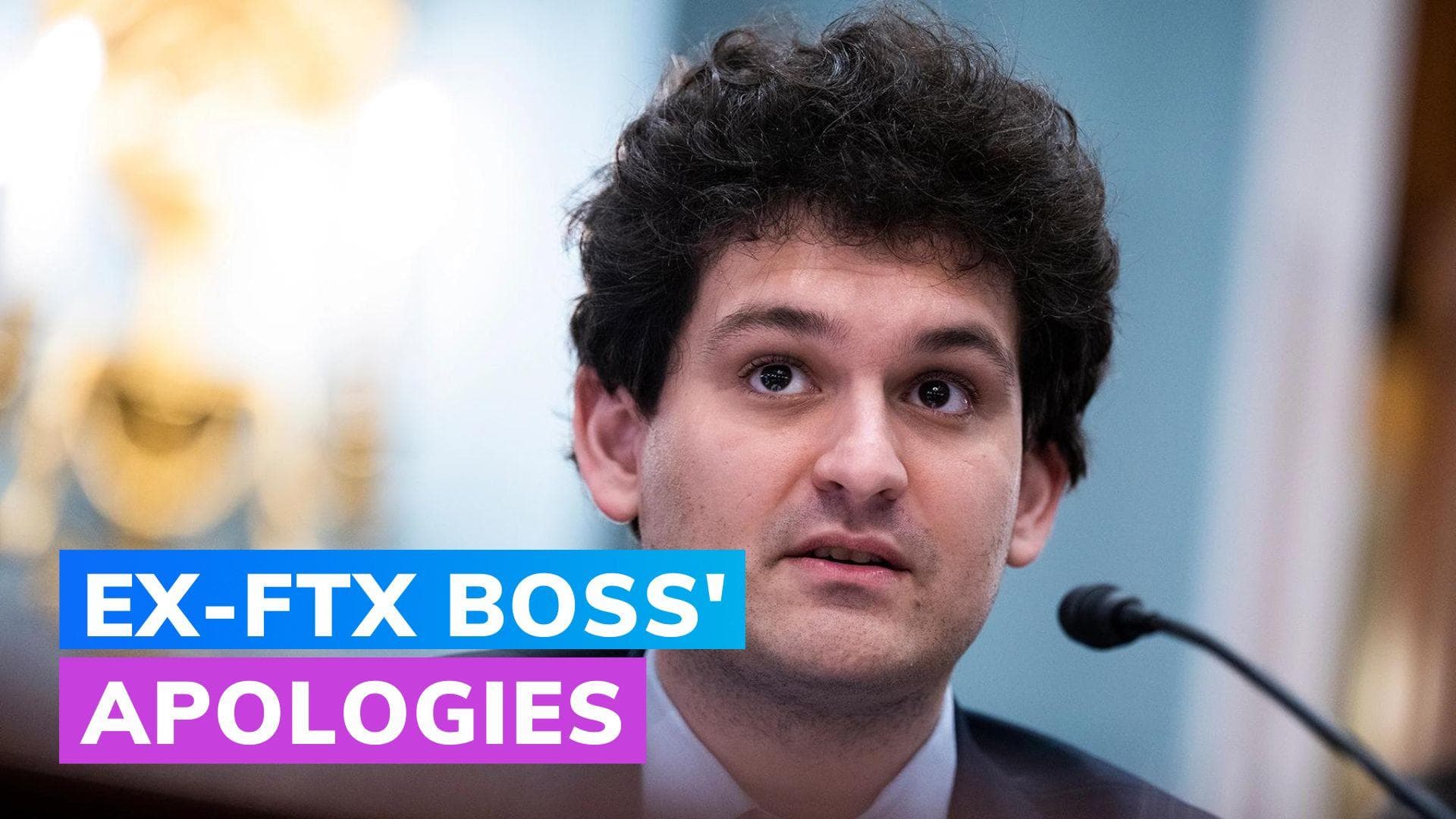 Former FTX CEO Sam Bankman-Fried apologizes, says didn't 'try to commit fraud'