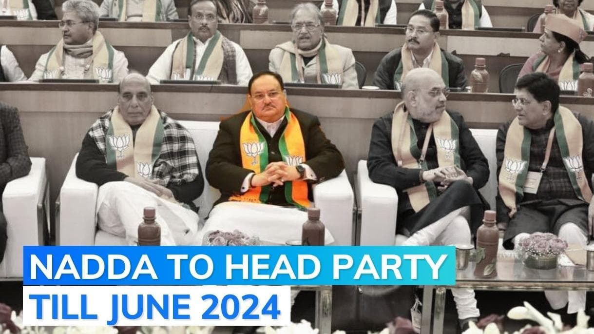 JP Nadda's tenure as BJP President extended for another year