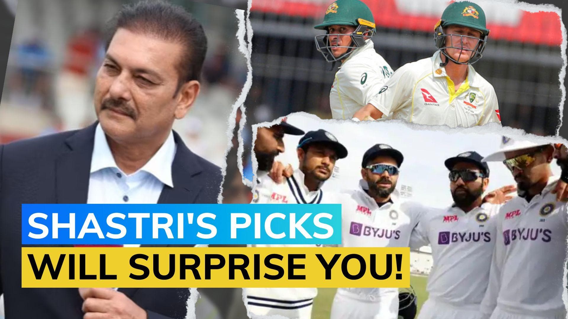 WTC Final: Ravi Shastri picks only 4 Indians in his combined India-Australia XI