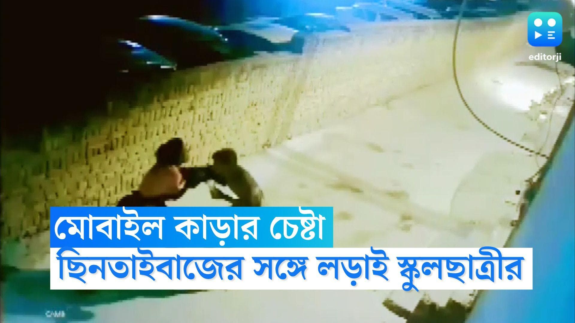 Delhi viral Video: ছুরি দেখিয়ে মোবাইল ছিনতাইয়ের চেষ্টা, ছিনতাইবাজের সঙ্গে পাল্টা লড়াই স্কুলছাত্রীর